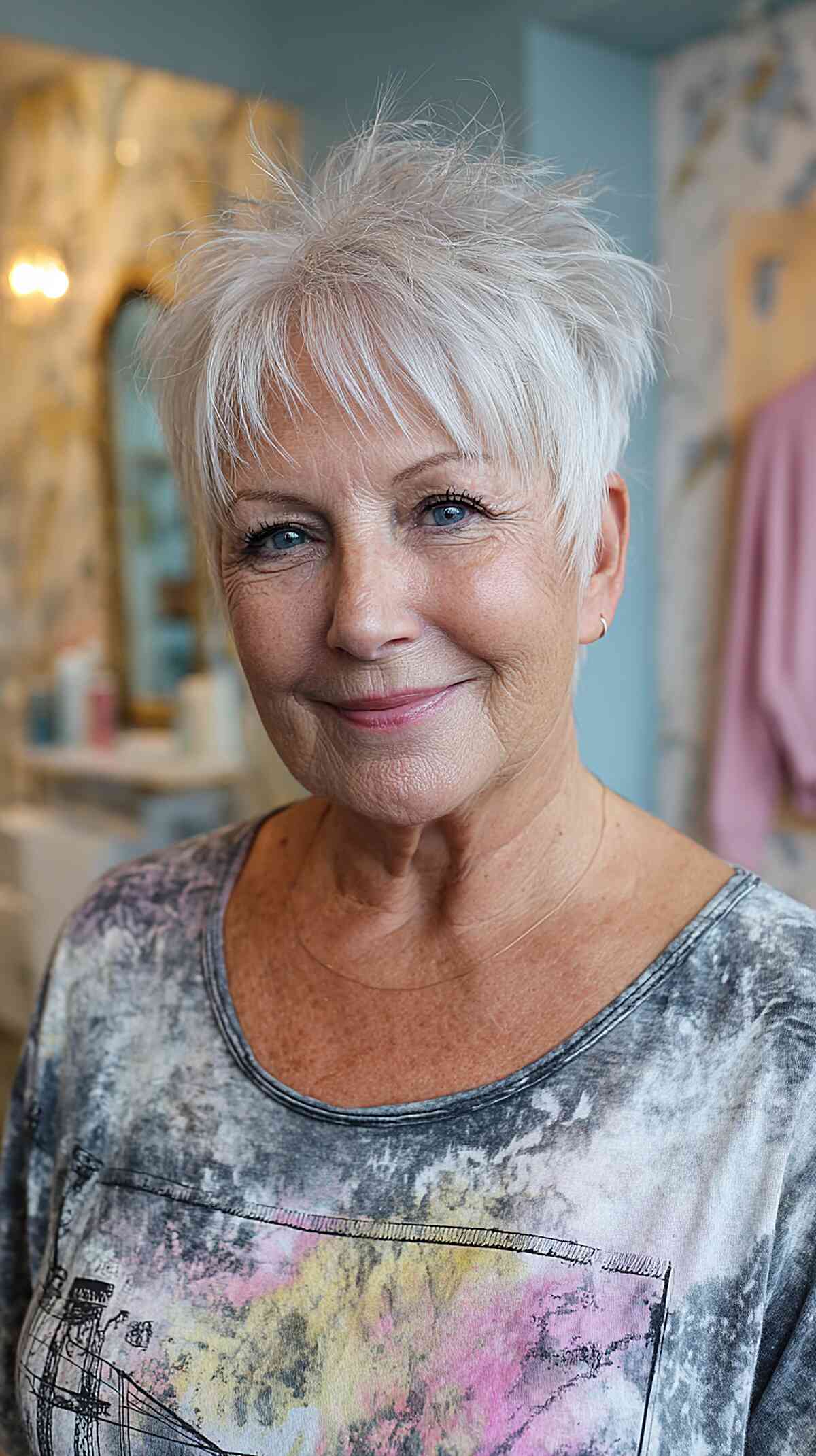 Short Spiky Cut with Textured Layers