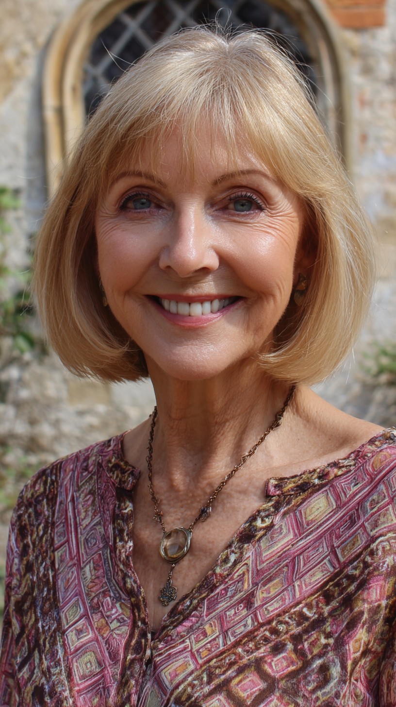 Soft Chin-Length Bob with Wispy Micro Fringe