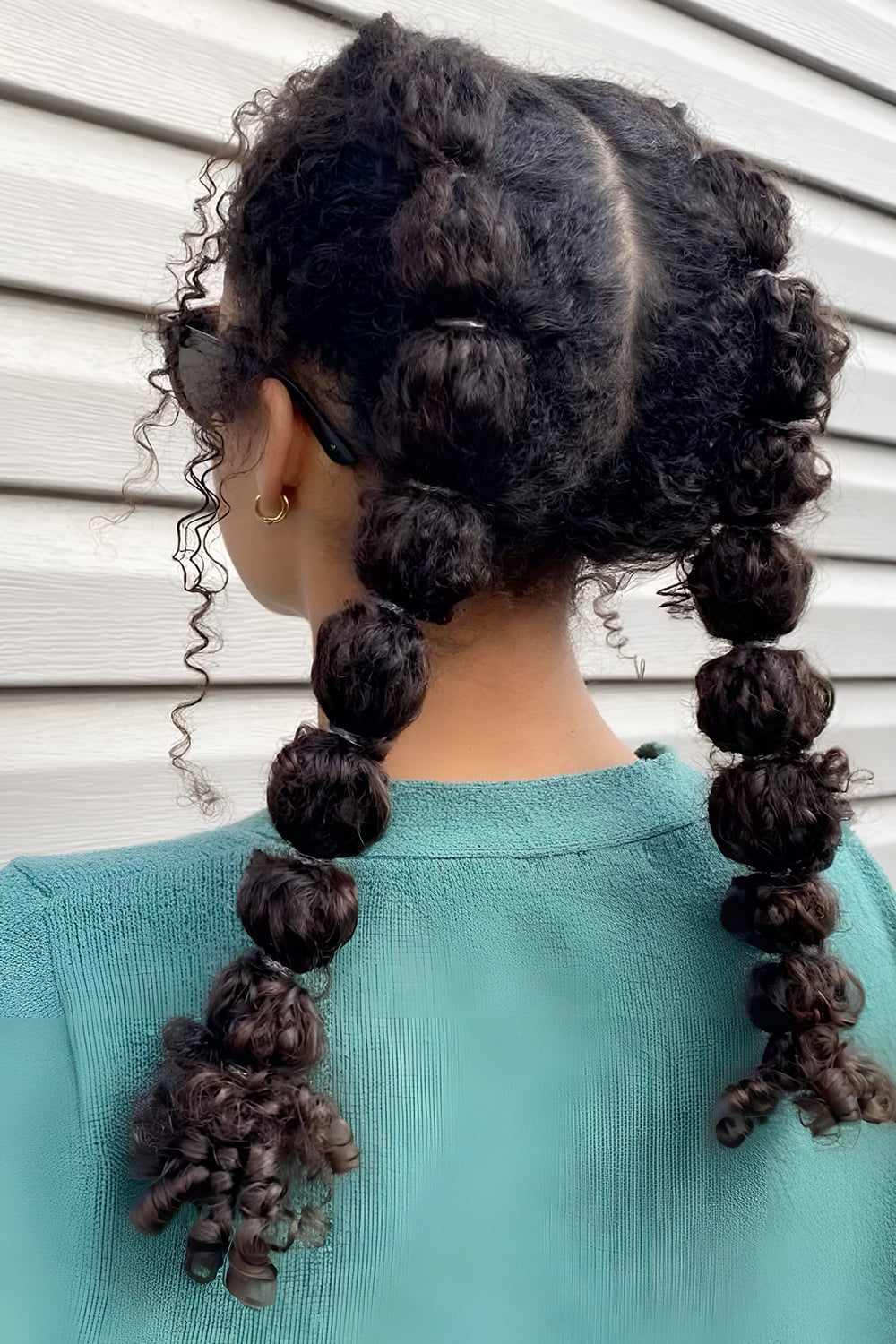 Chunky Bubble Braids with Loose Defined Tendrils