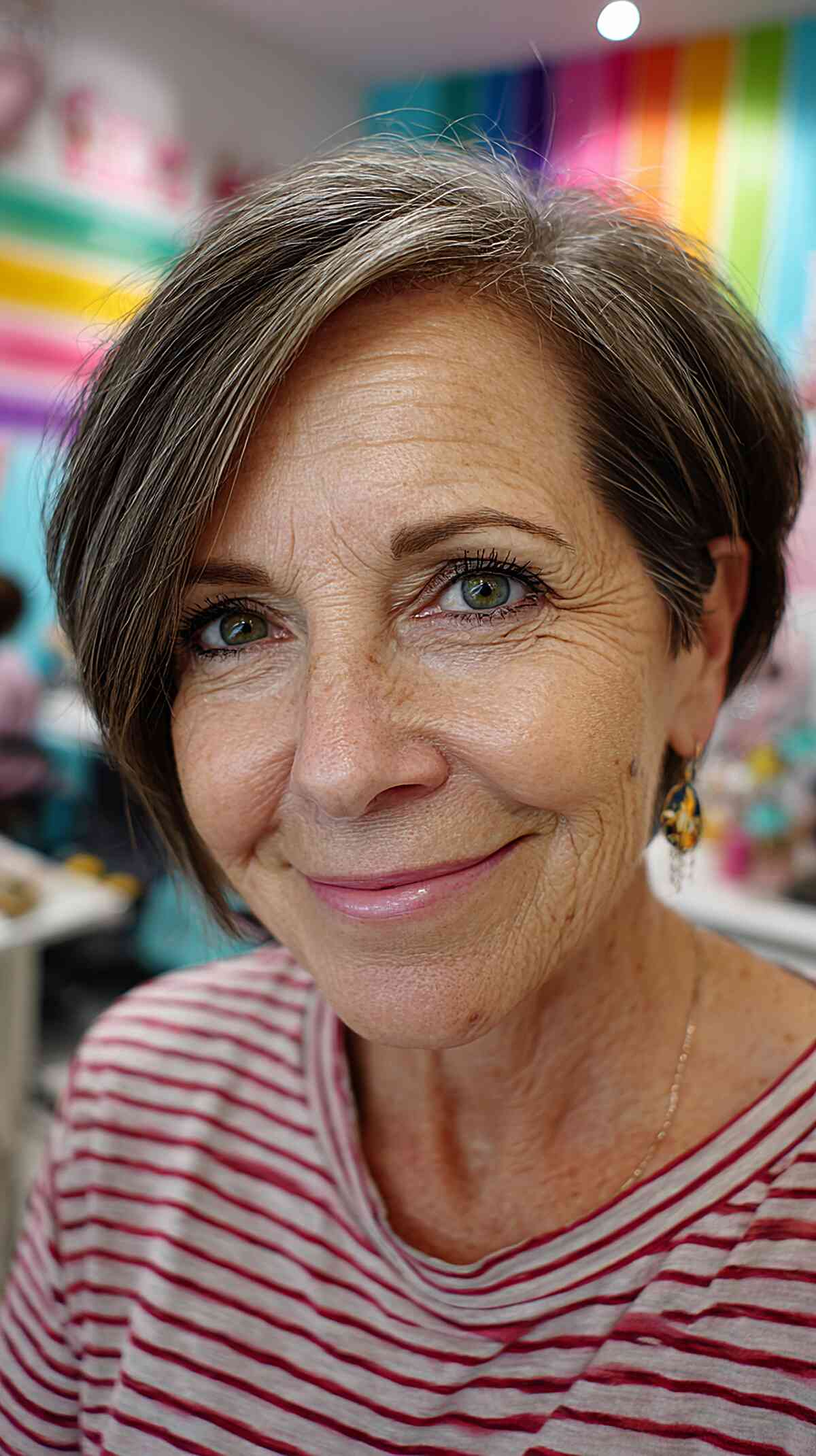 Modern Textured Side Part Bob