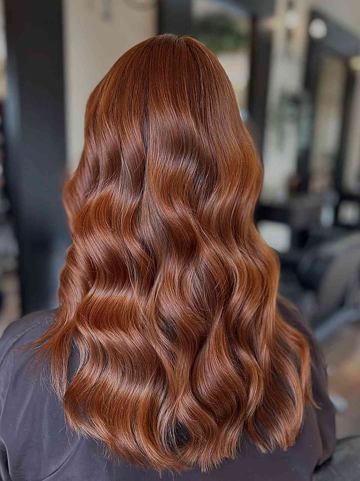Beautiful Copper Long Waves
