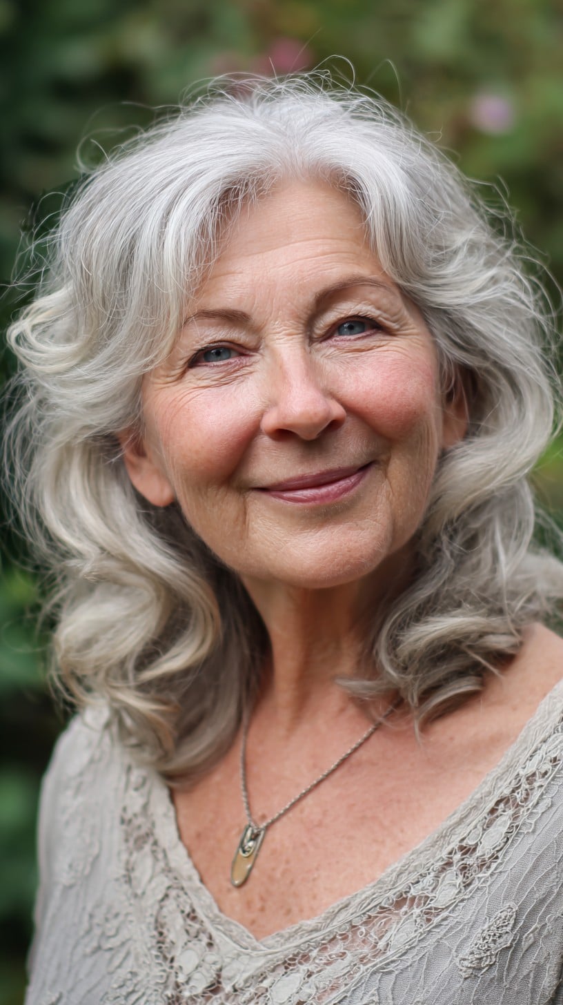 Soft Layered Shoulder-Length Cut with S-Wave Face-Framing