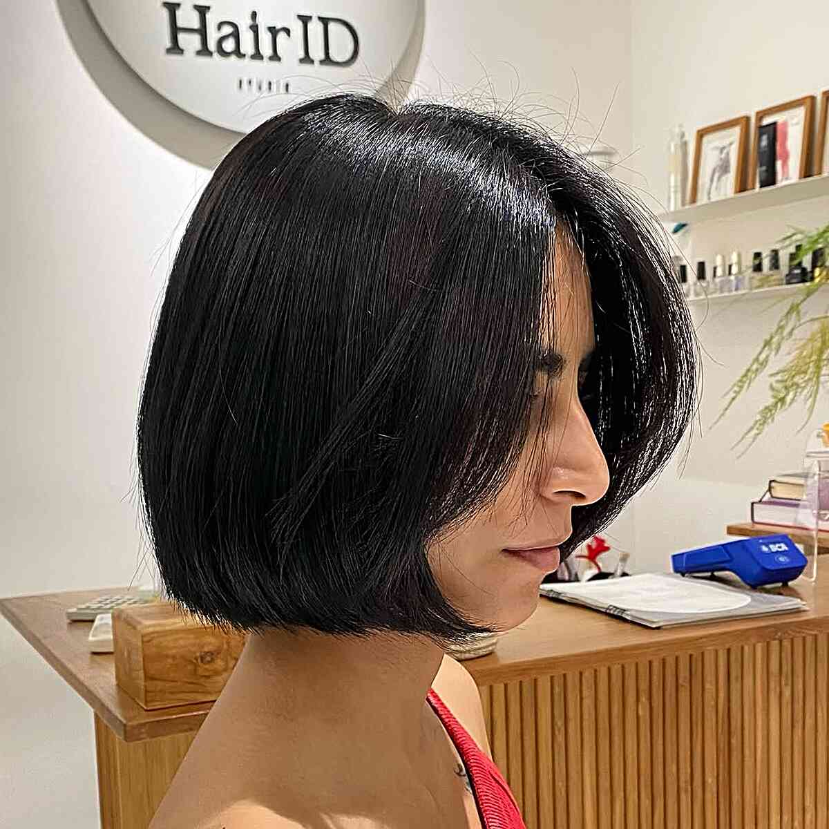 Jaw-Length Blunt Bob with Subtle Texturing