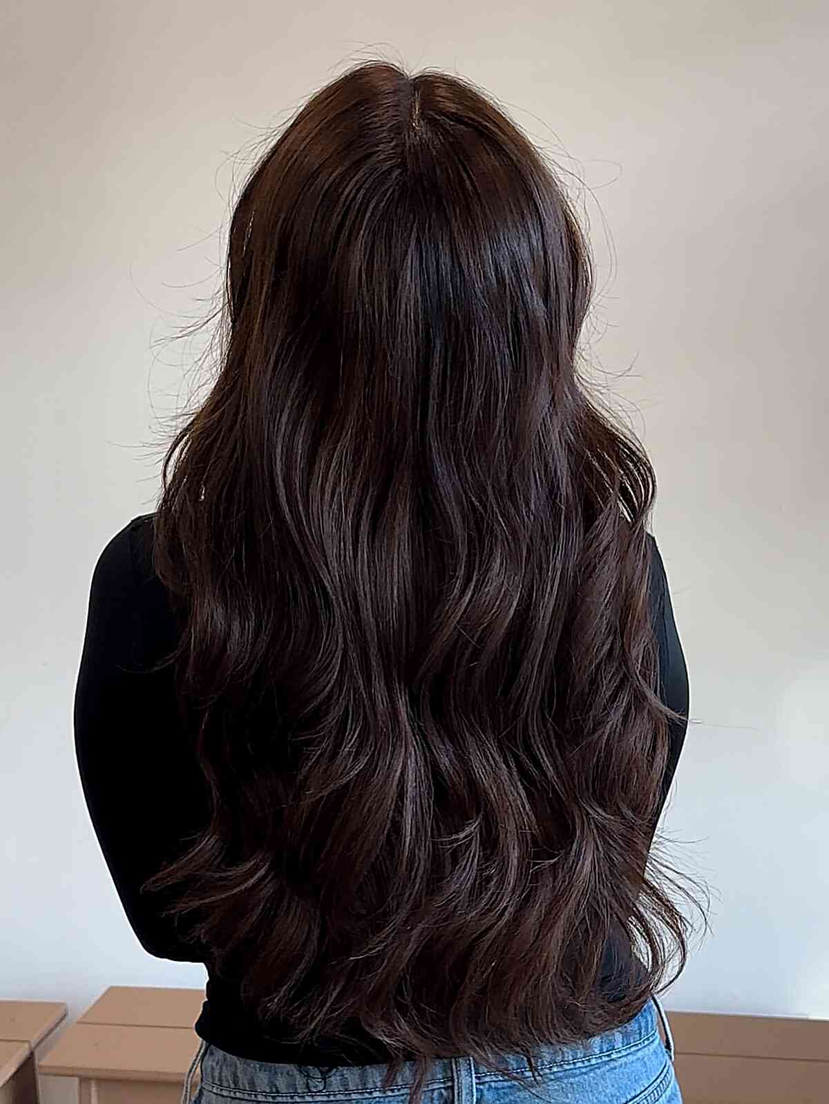 Luxurious Chocolate Brown Waves