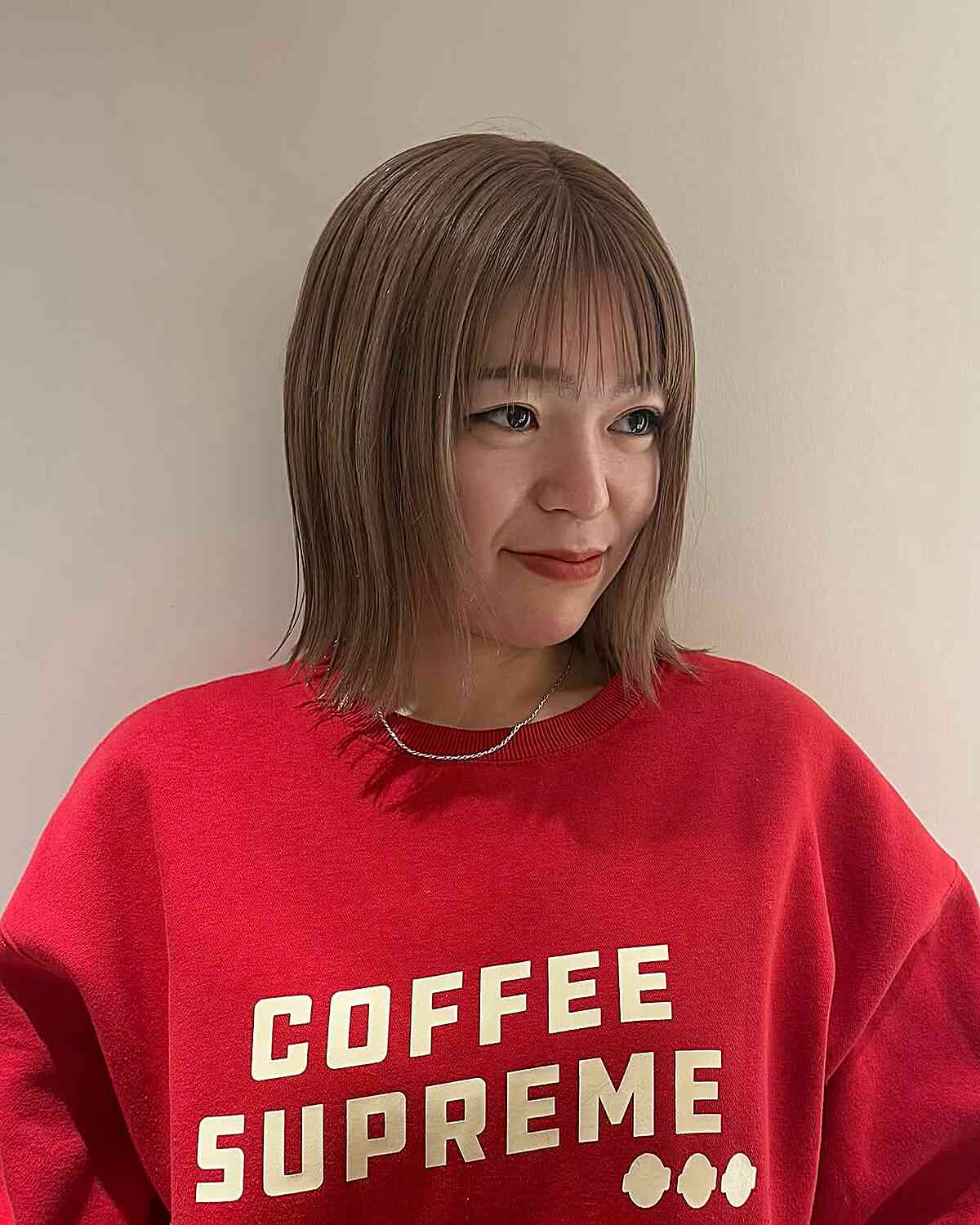 Sleek Long Bob with Subtle Layers