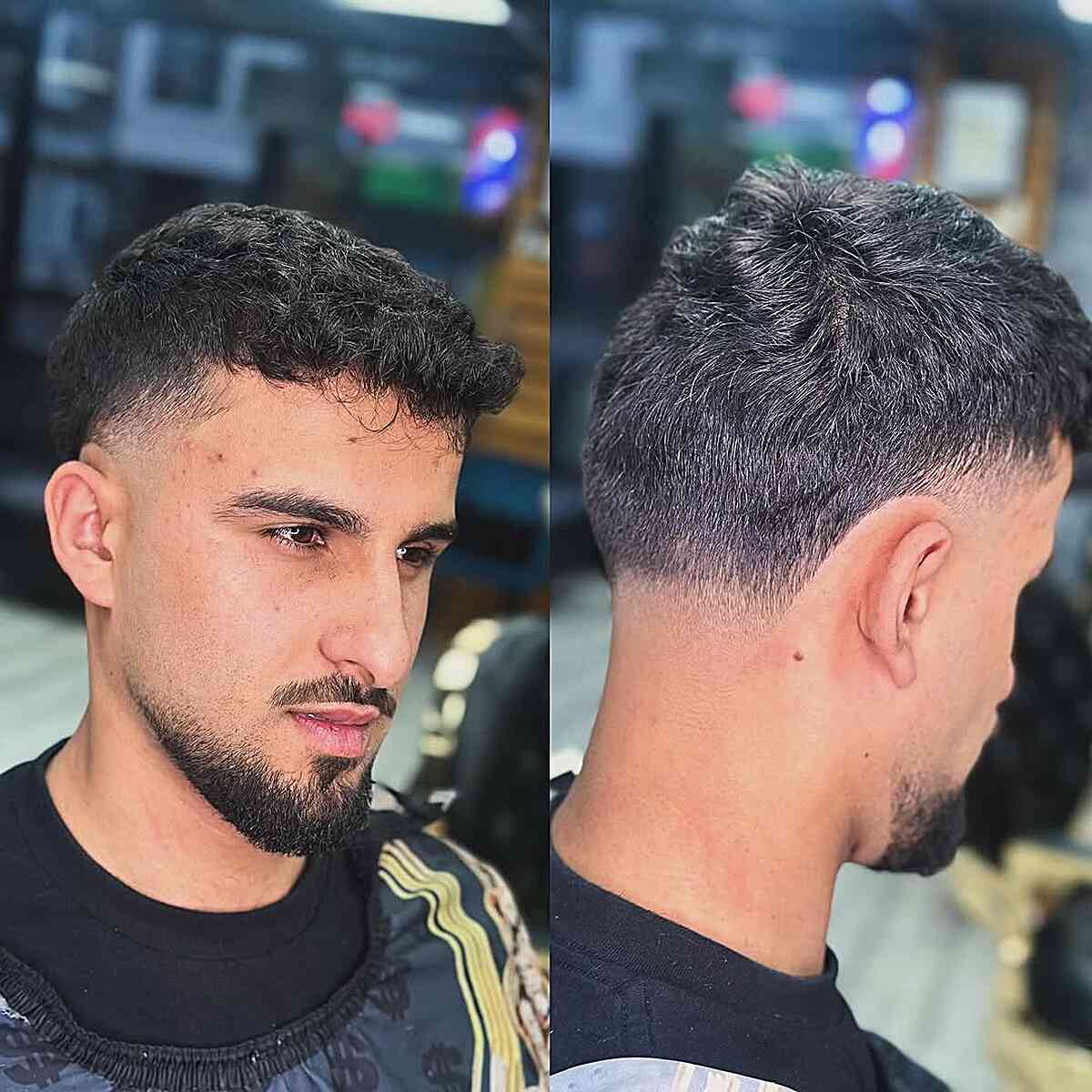 Trendy Low Taper Fade with Textured Top