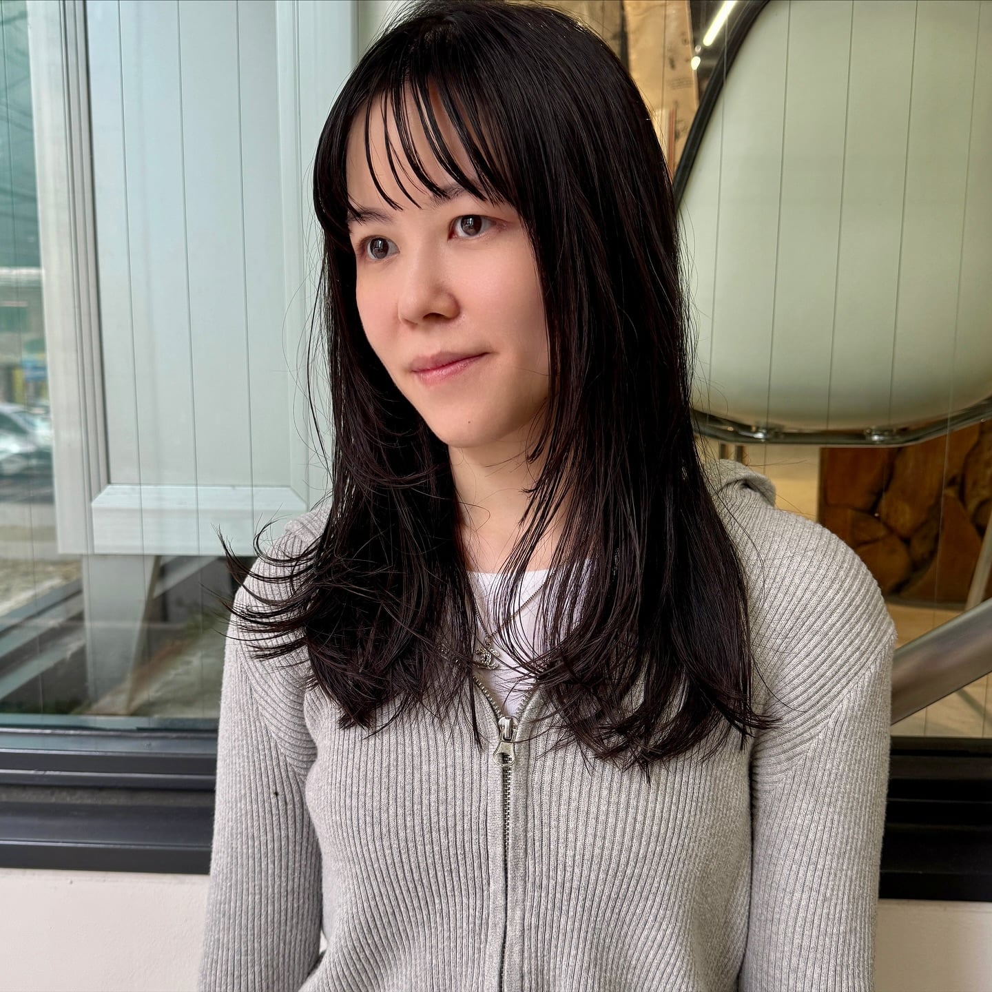 Mid-Length Feathered Ends with Piecey Baby Fringe