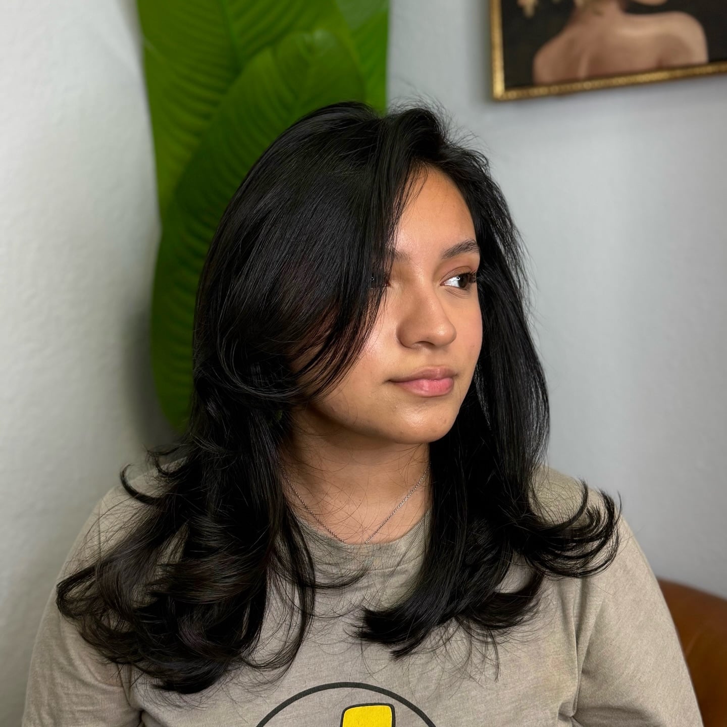Soft Blowout Layers with Long Side-Swept Fringe