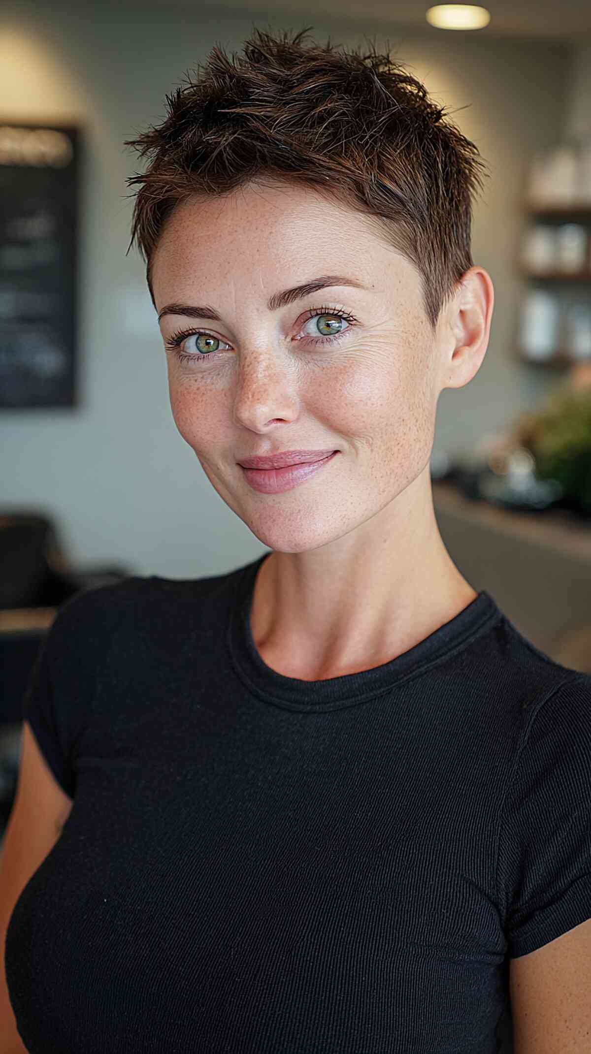 Edgy Spiky Pixie Cut with Textured Layers