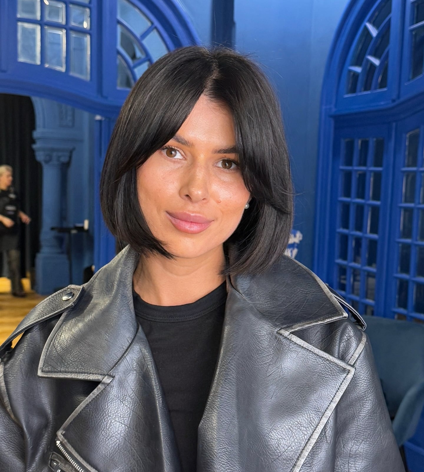Sleek Chin-Grazing Bob with Subtle Interior Stacking
