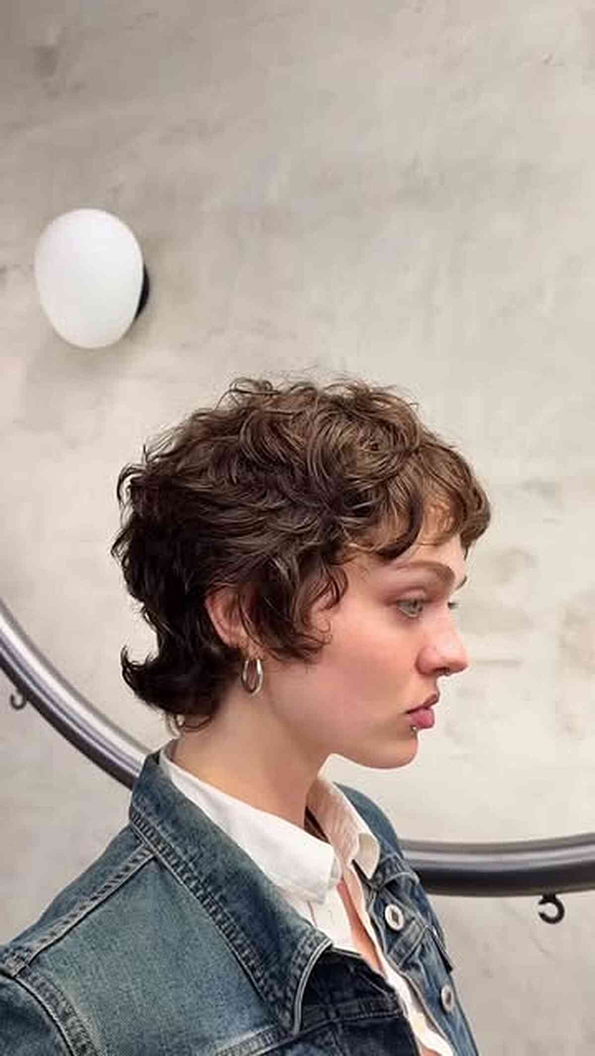 Textured Wavy Pixie Cut