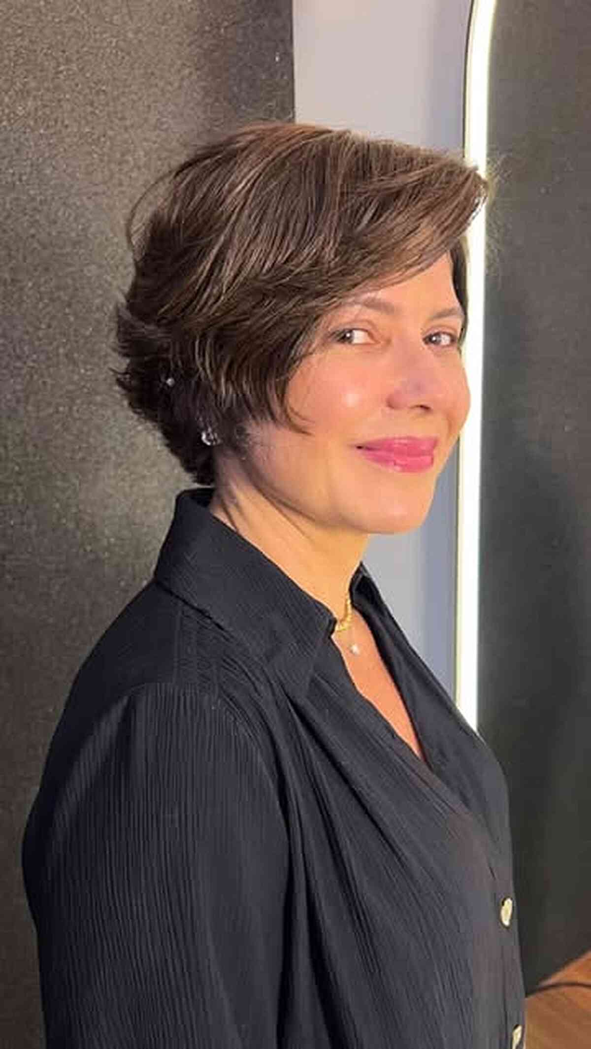 Stylish Short Bob with Side Bangs