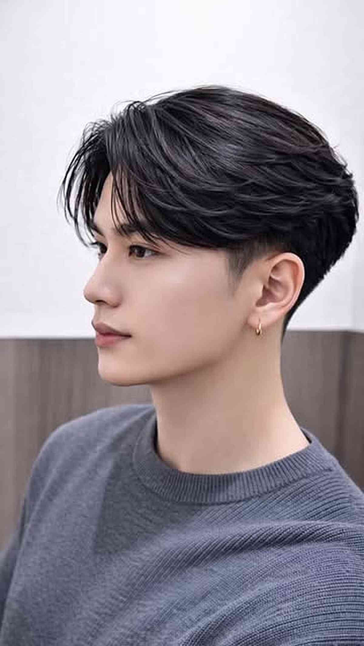 Trendy Korean Two Block Haircut