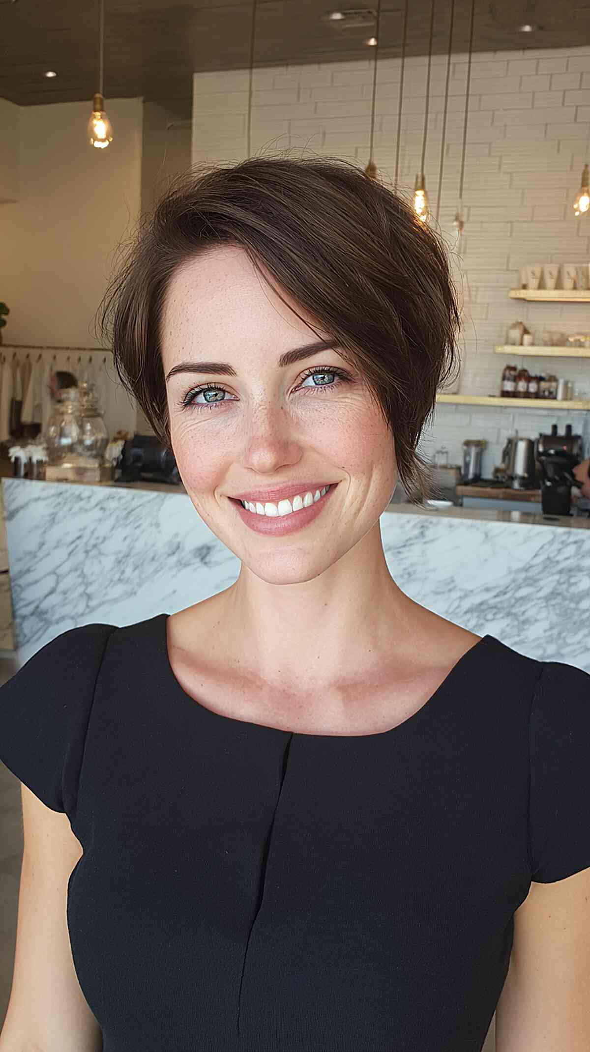 Stylish Long Pixie Cut for Thin Hair