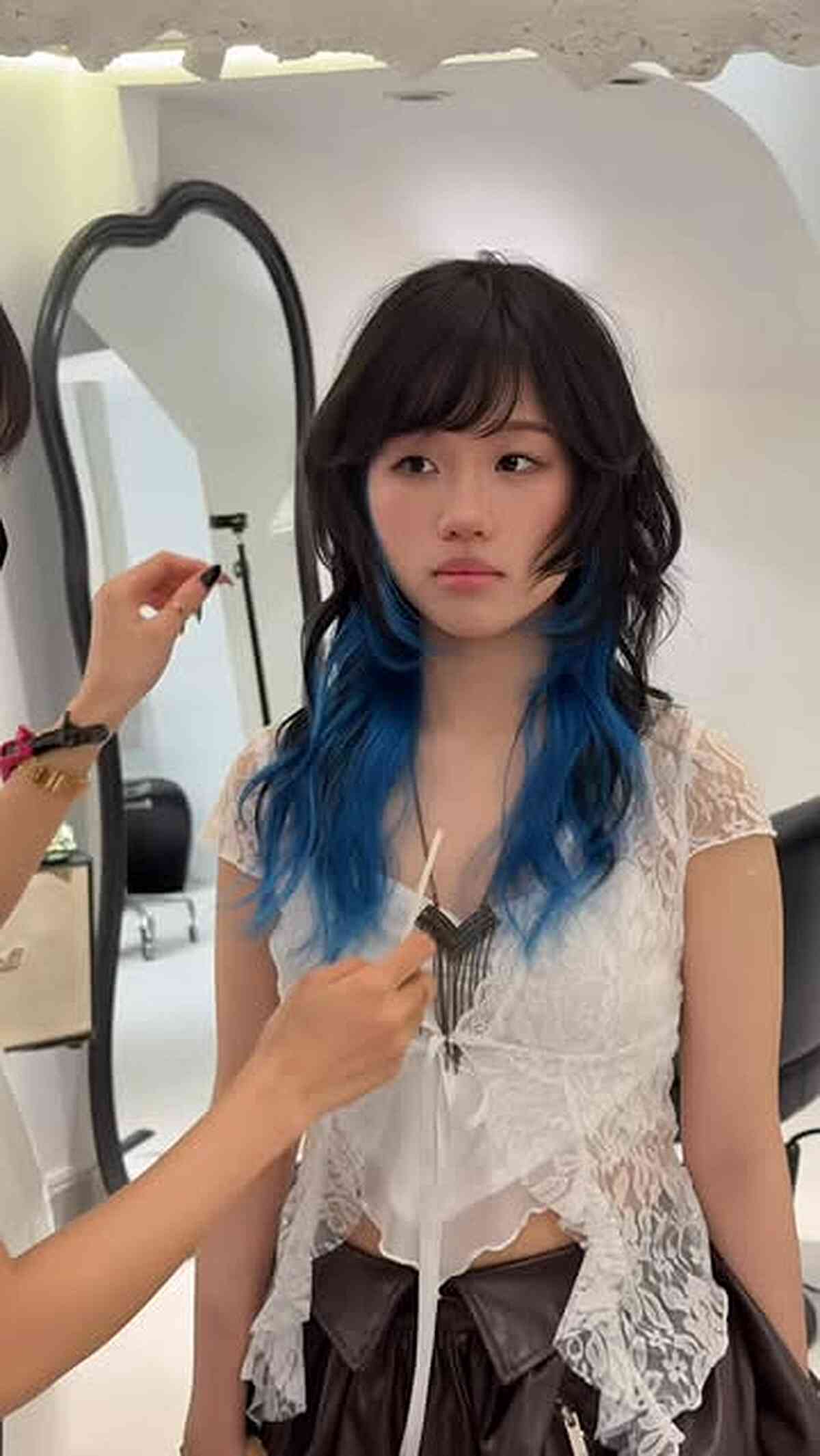 Midnight Blue Hush Cut Melt
