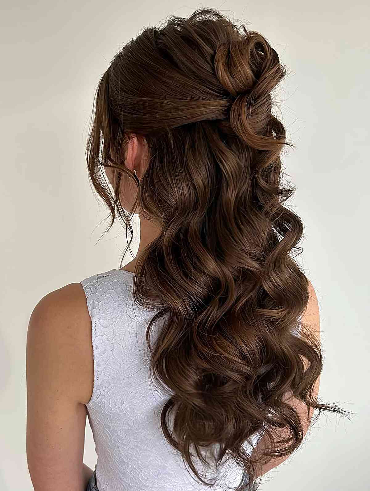 Half Up Half Down Soft Waves