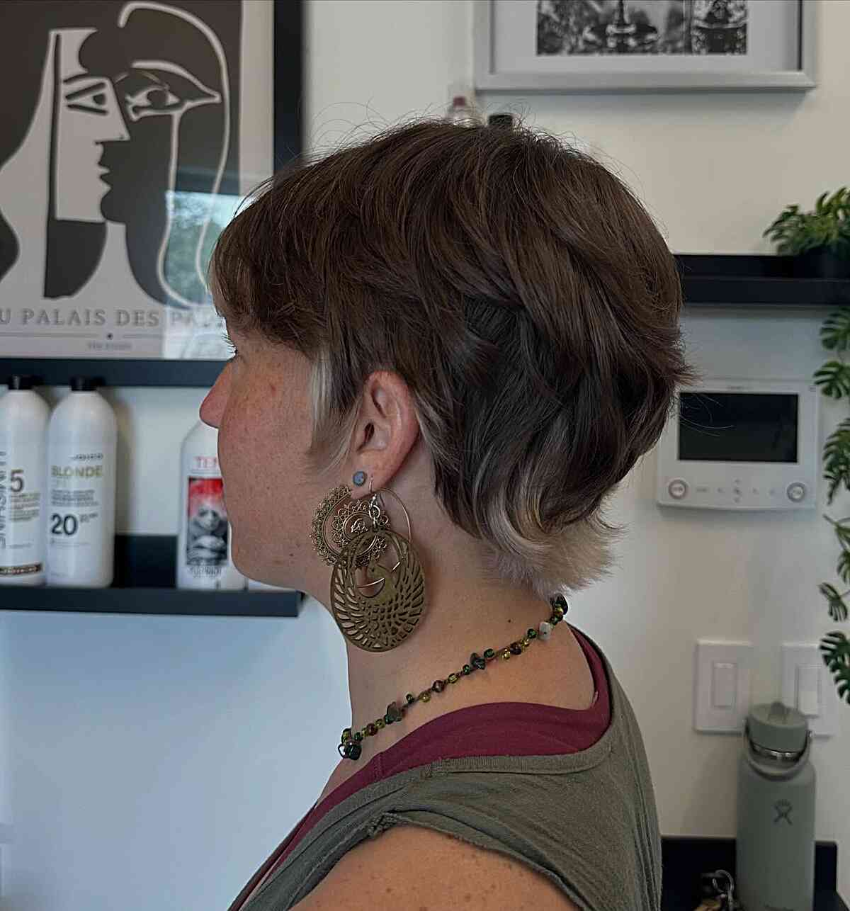 Textured Wolf Cut with Short Layers