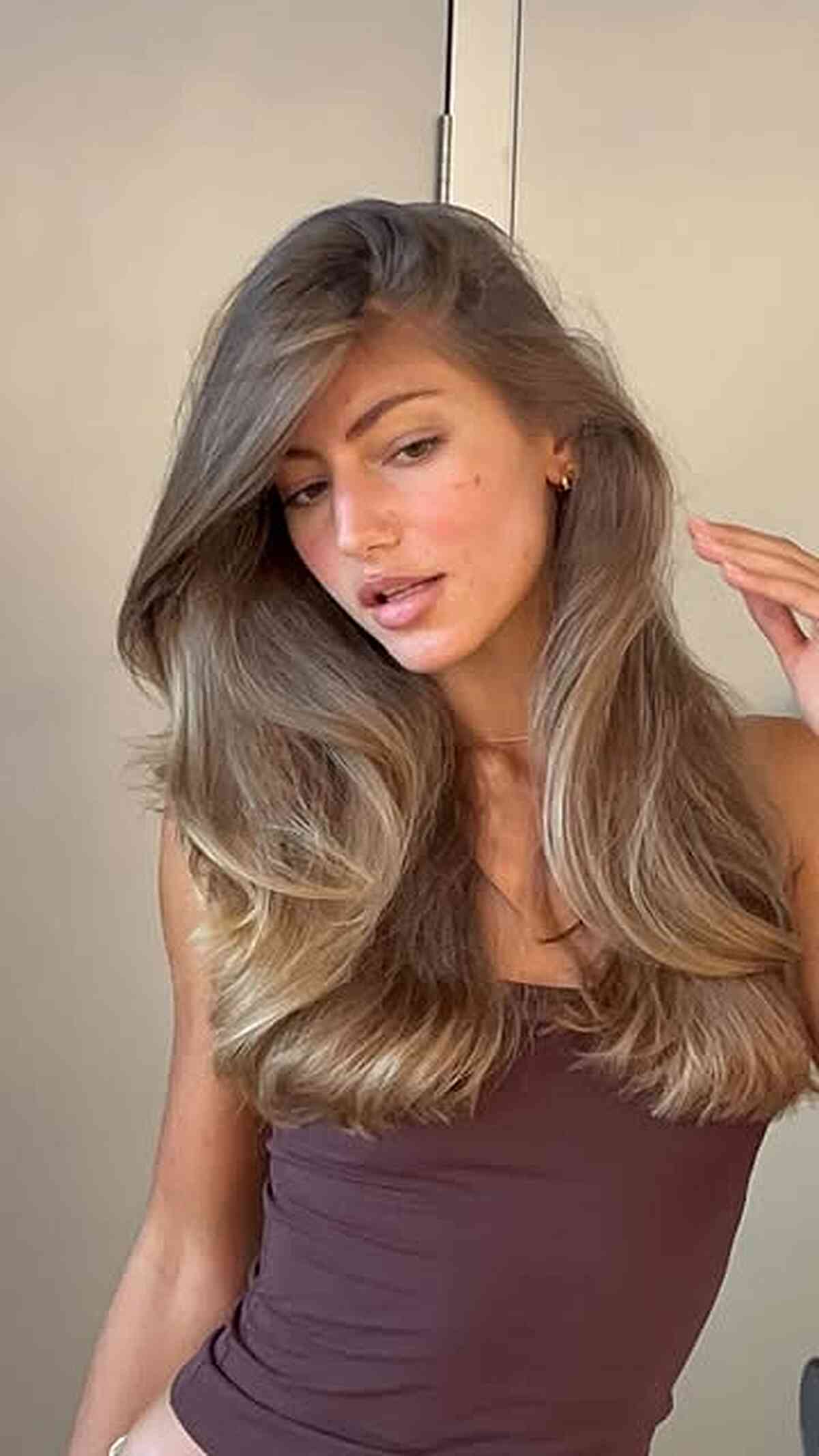 Luscious Long Layered Hair Blowout