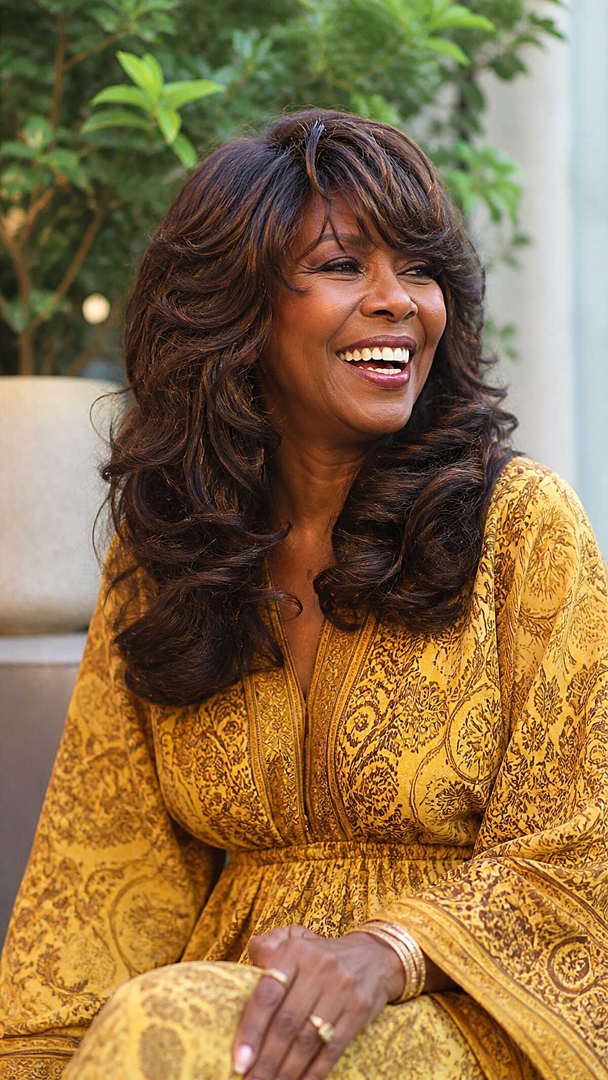 Voluminous Dark Curly Long Shag with Bouncy Layers