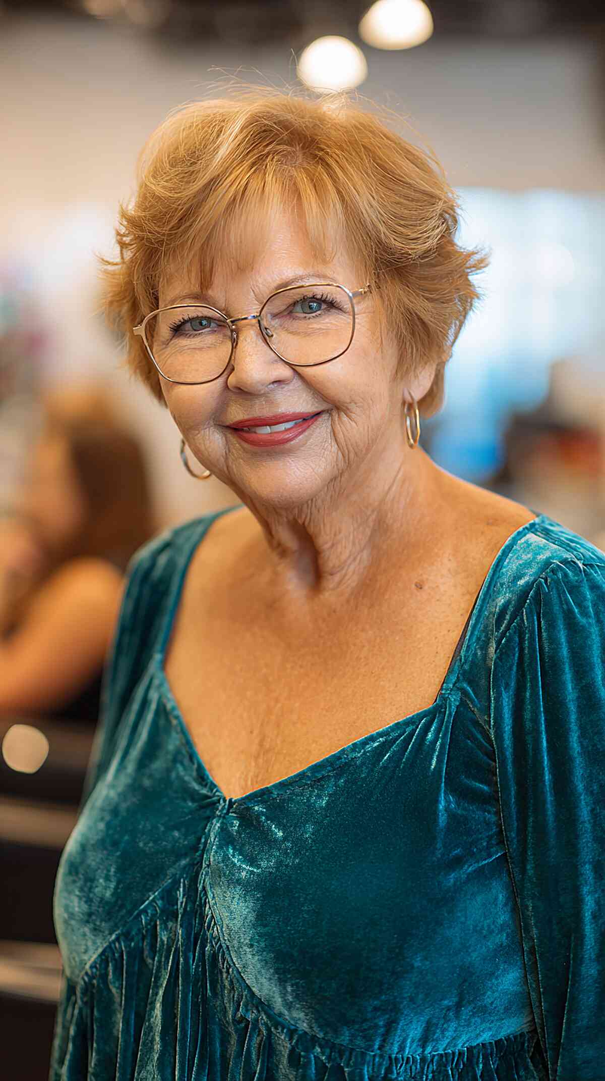 Chic Textured Pixie Cut for Mature Ladies