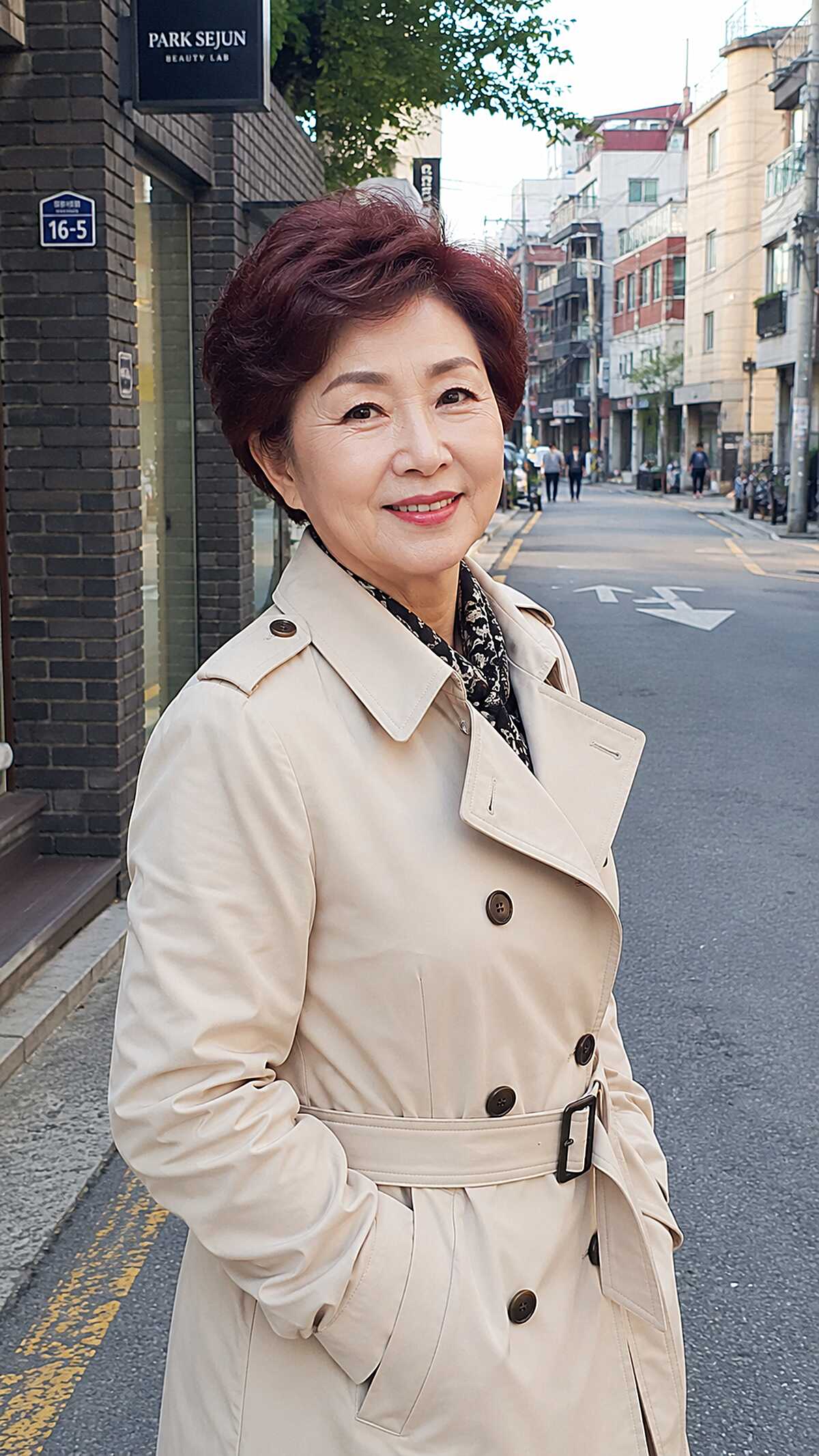 Polished Dark Burgundy Pixie with Elegant Volume