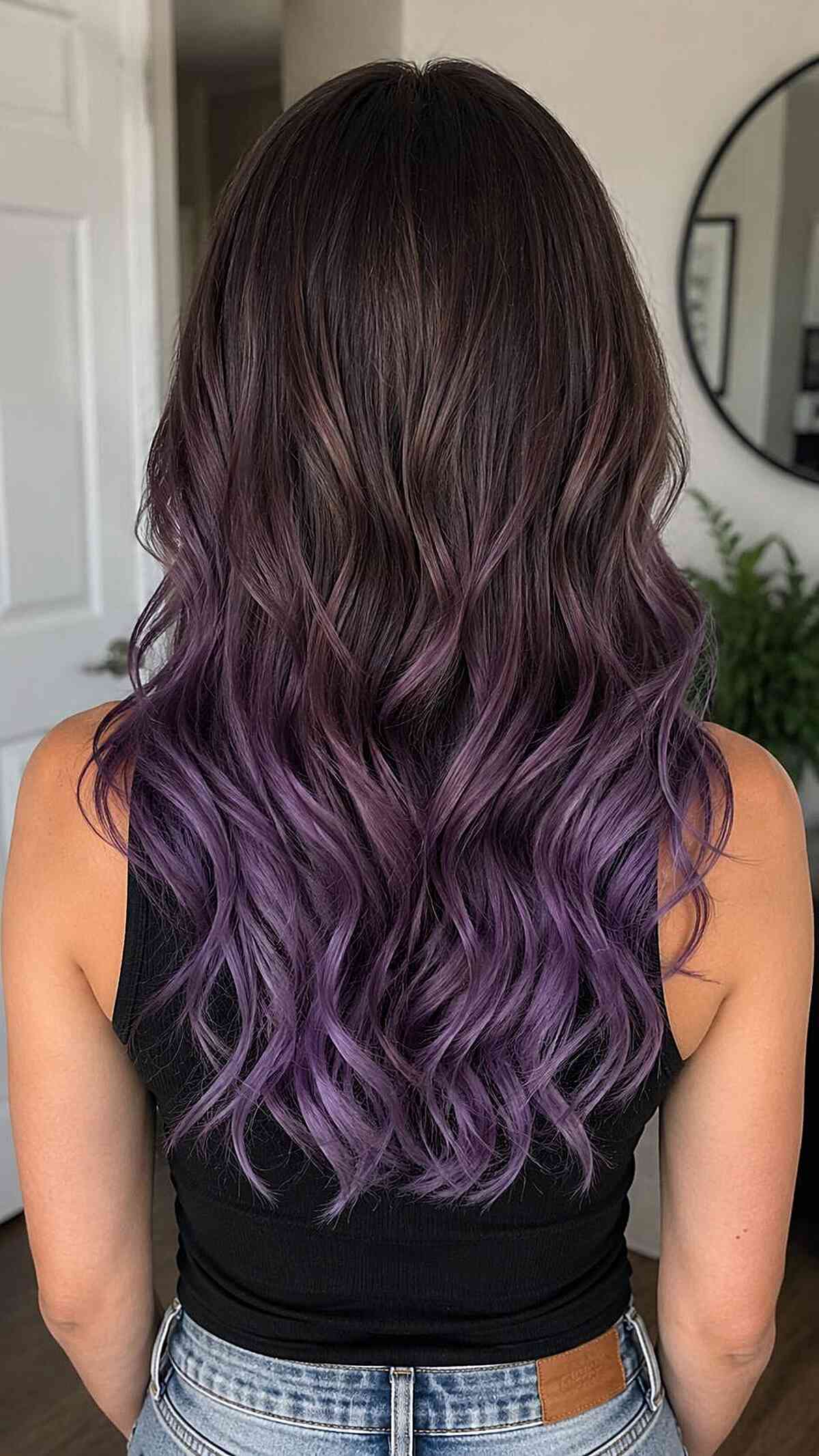 Stunning Purple Ombre Waves