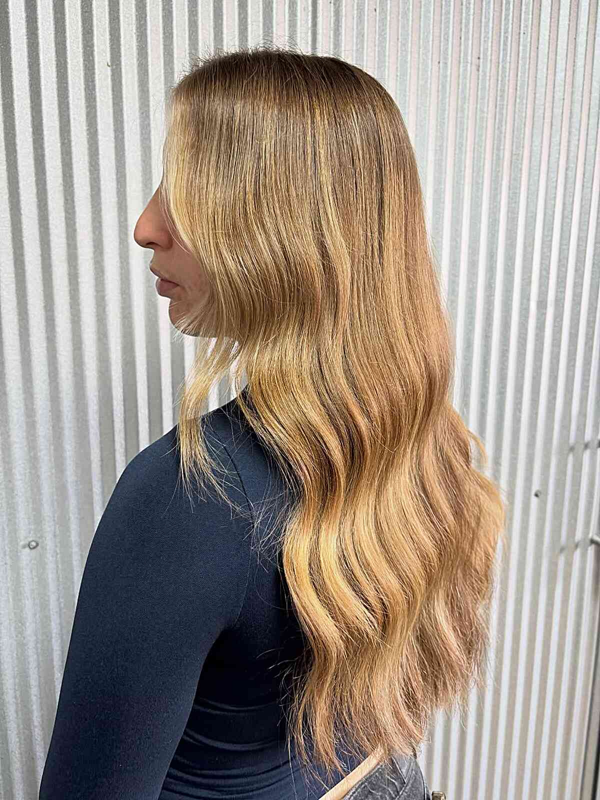 Warm Blonde Beachy Waves