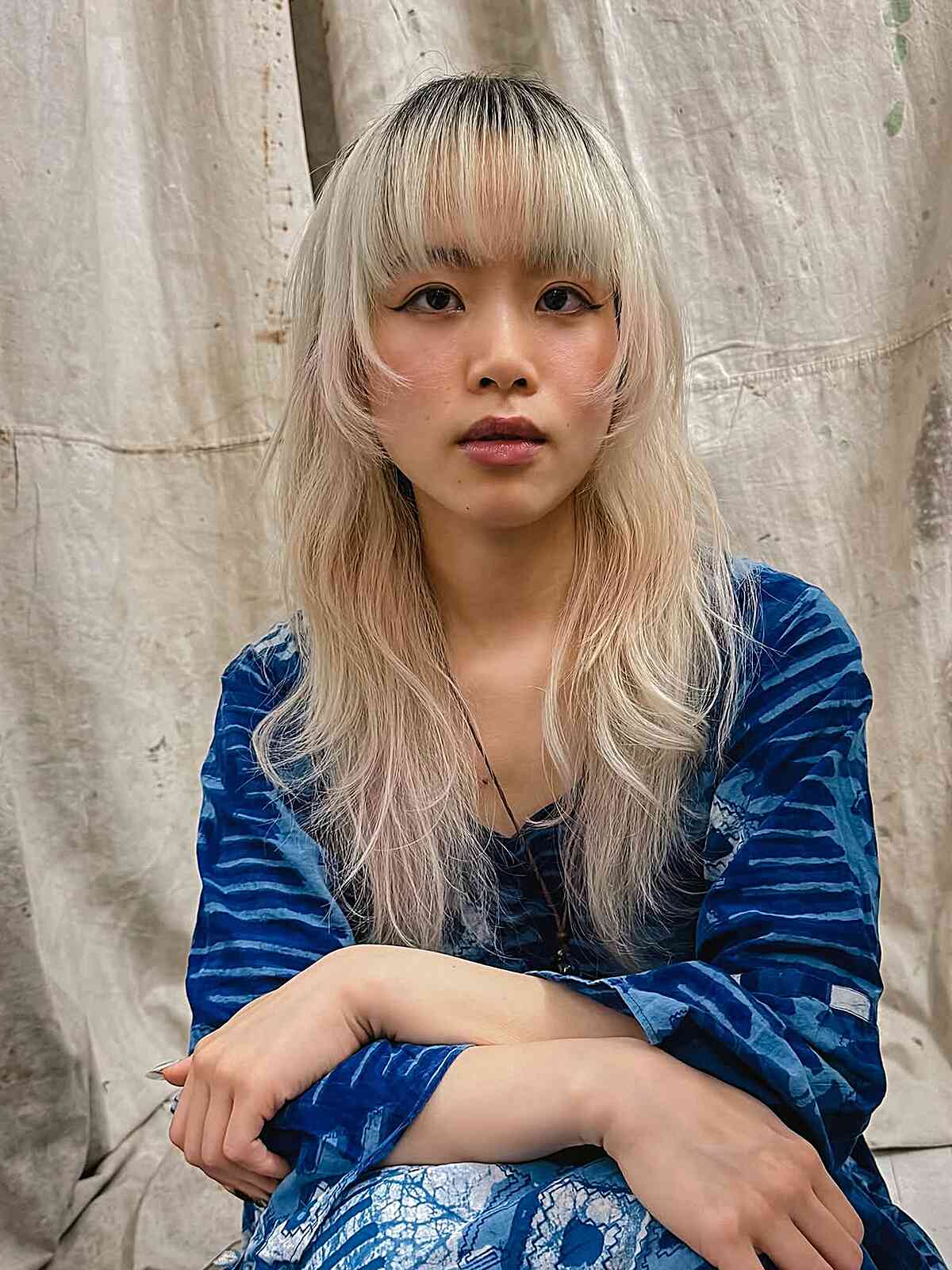 Trendy Wolf Cut with Textured Layers