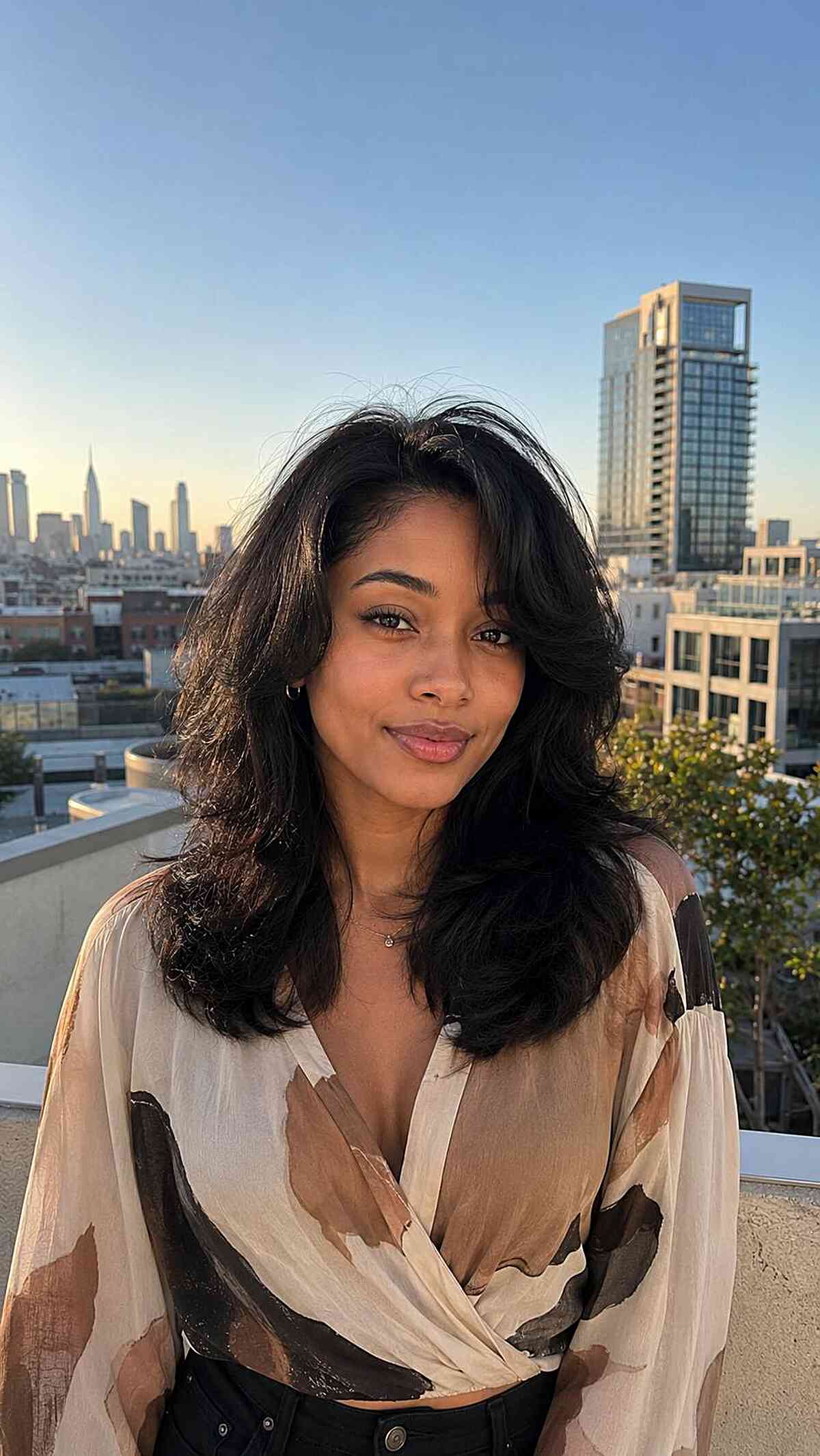 Fluffy Layered Haircut with Soft Volume