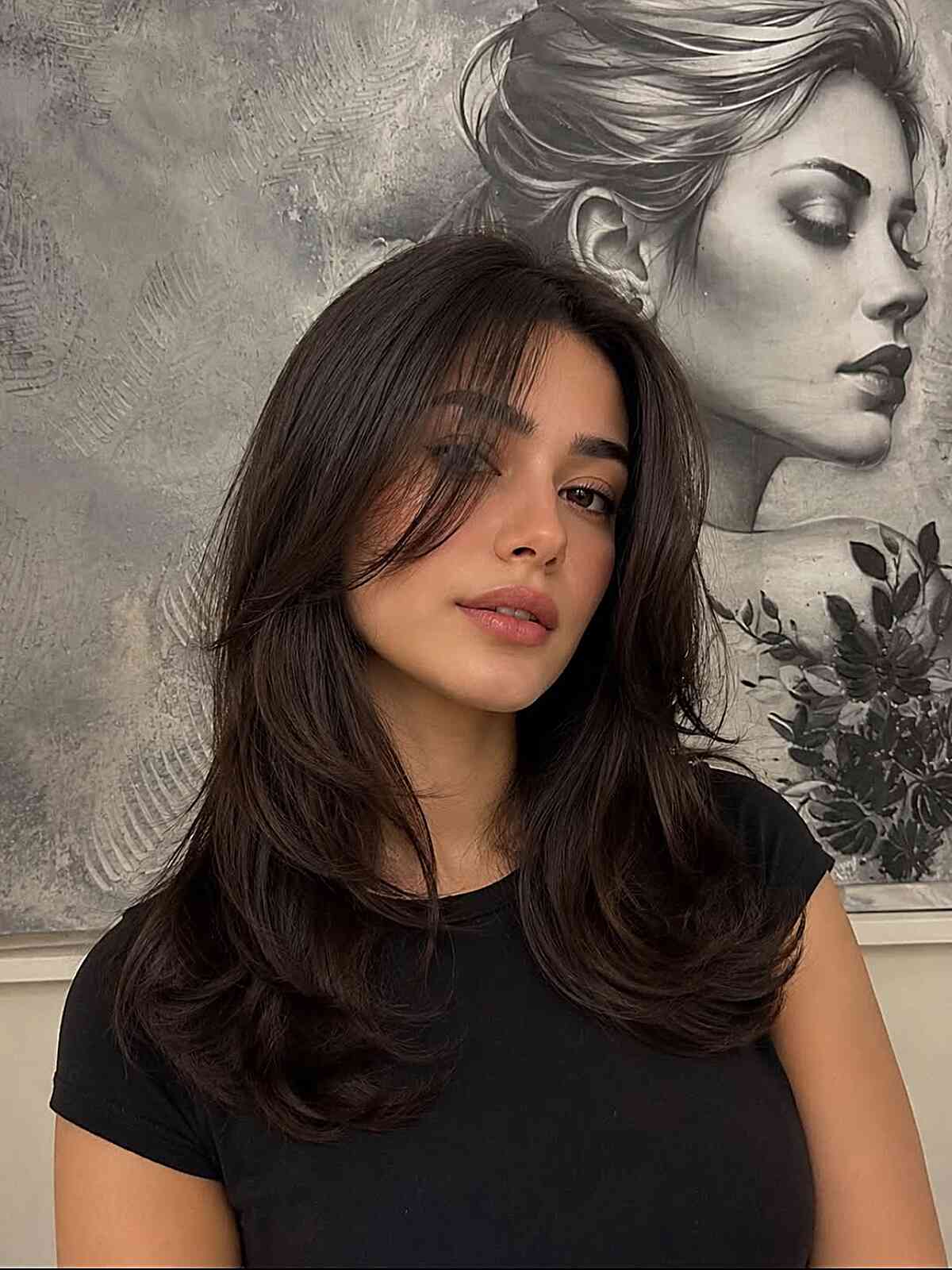Chic Butterfly Haircut with Soft Layers