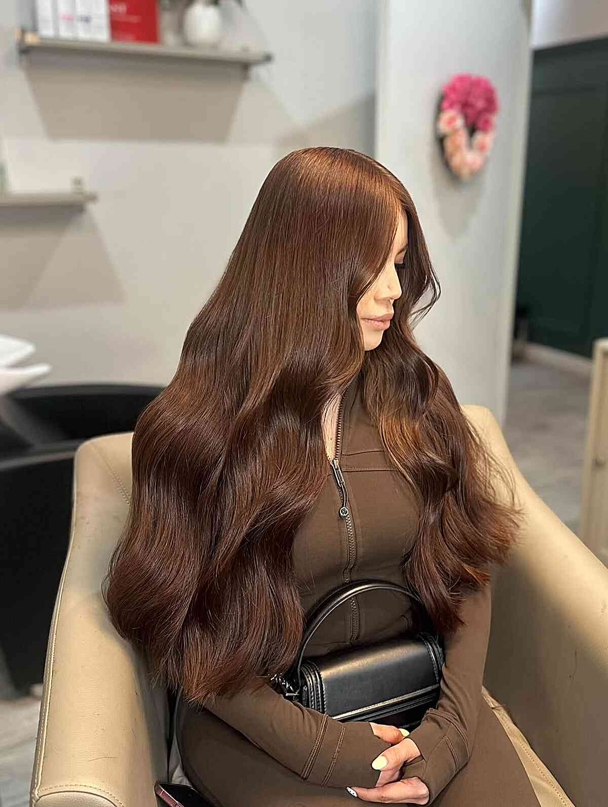 Luxurious Chocolate Brown Waves