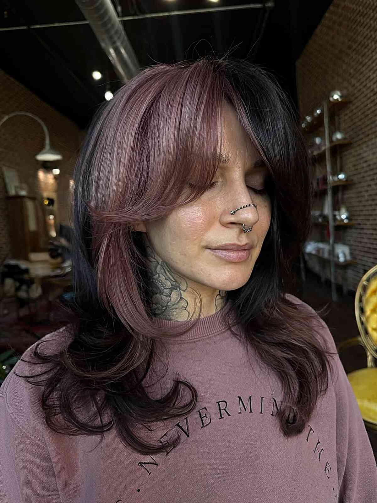 Velvet Cherry Frame Layers with Subtle Movement