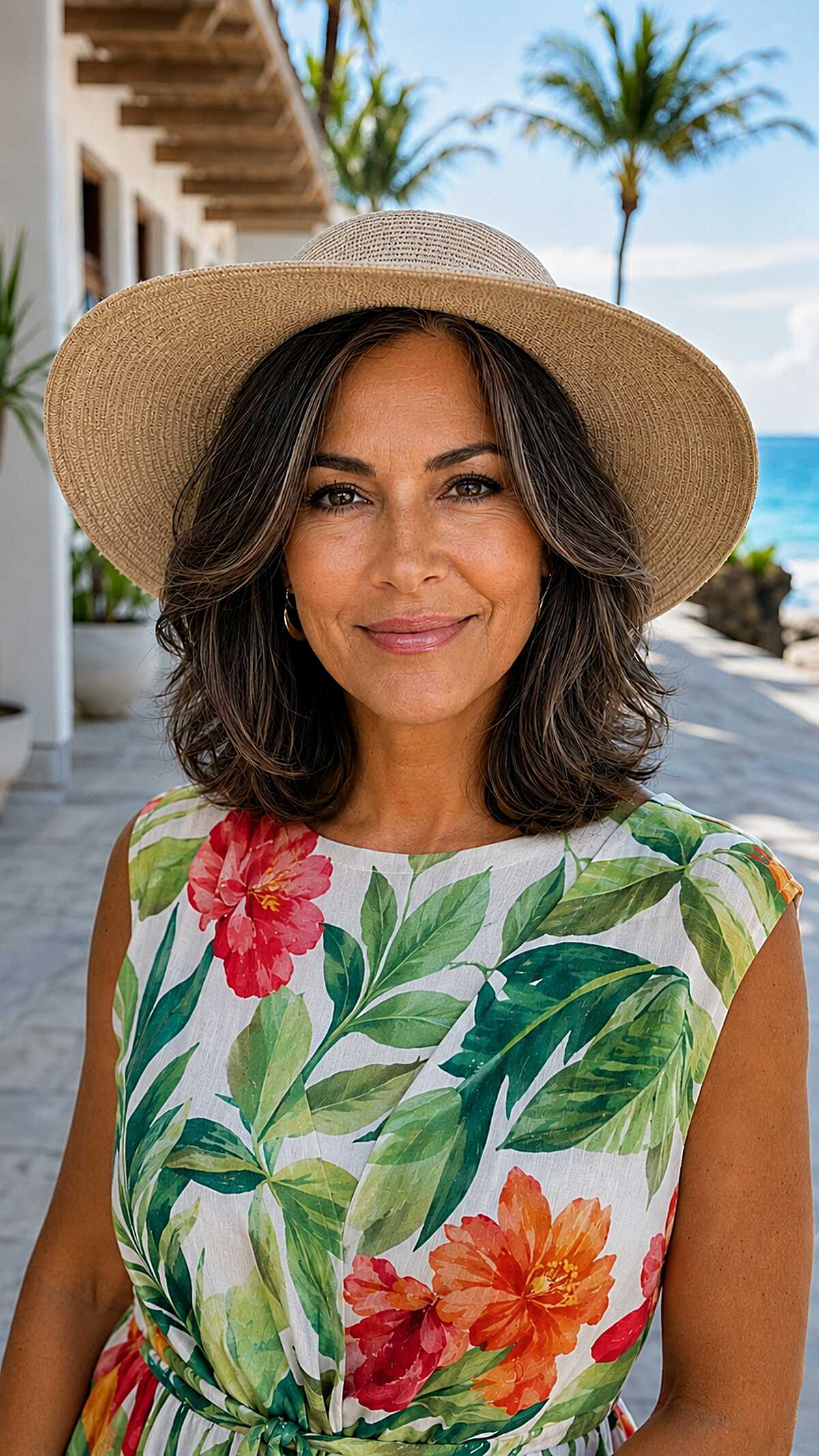 Tousled Collarbone Bob with Soft Interior Layers