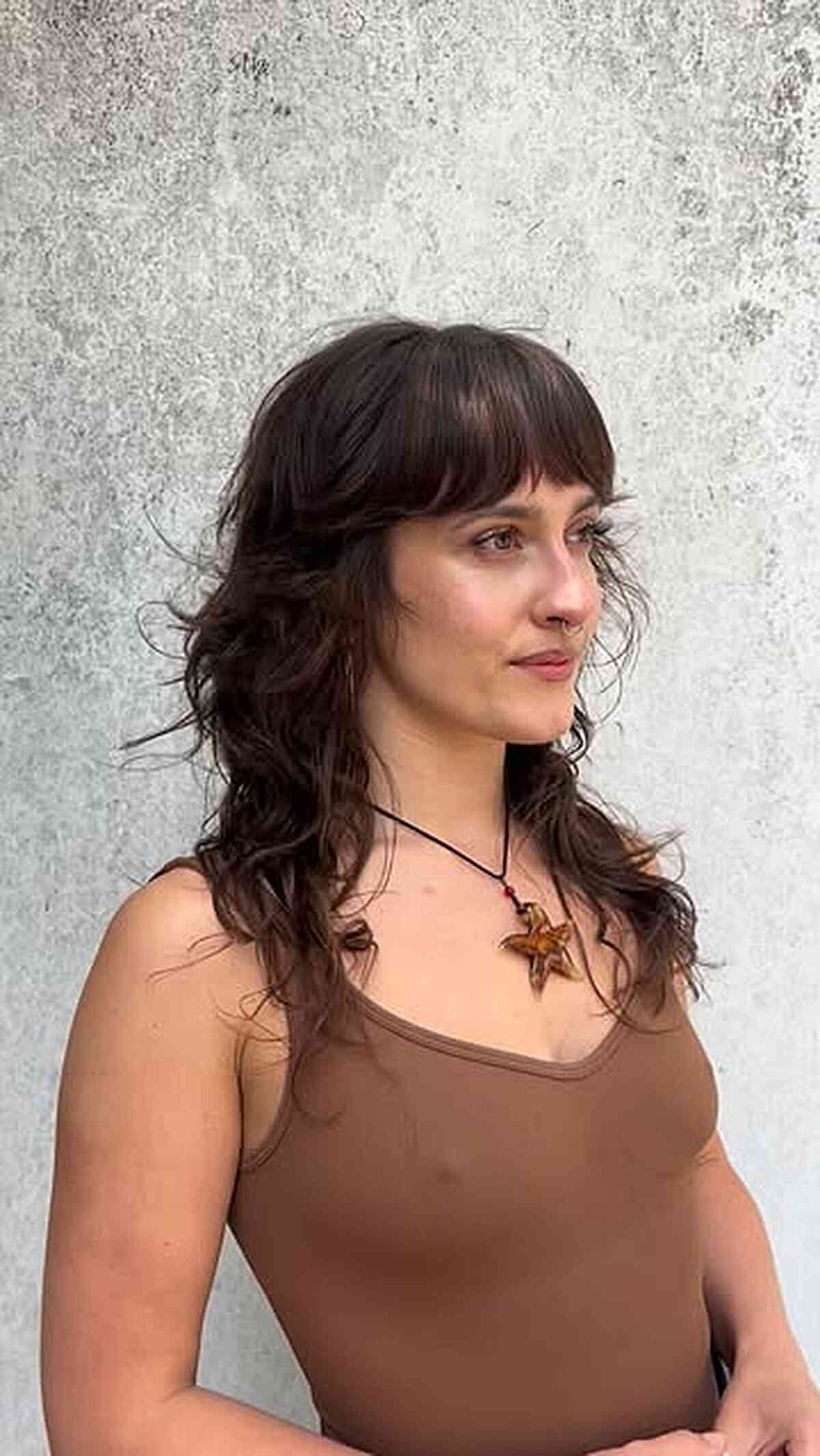 70s Shag Cut with Flicky Fringe