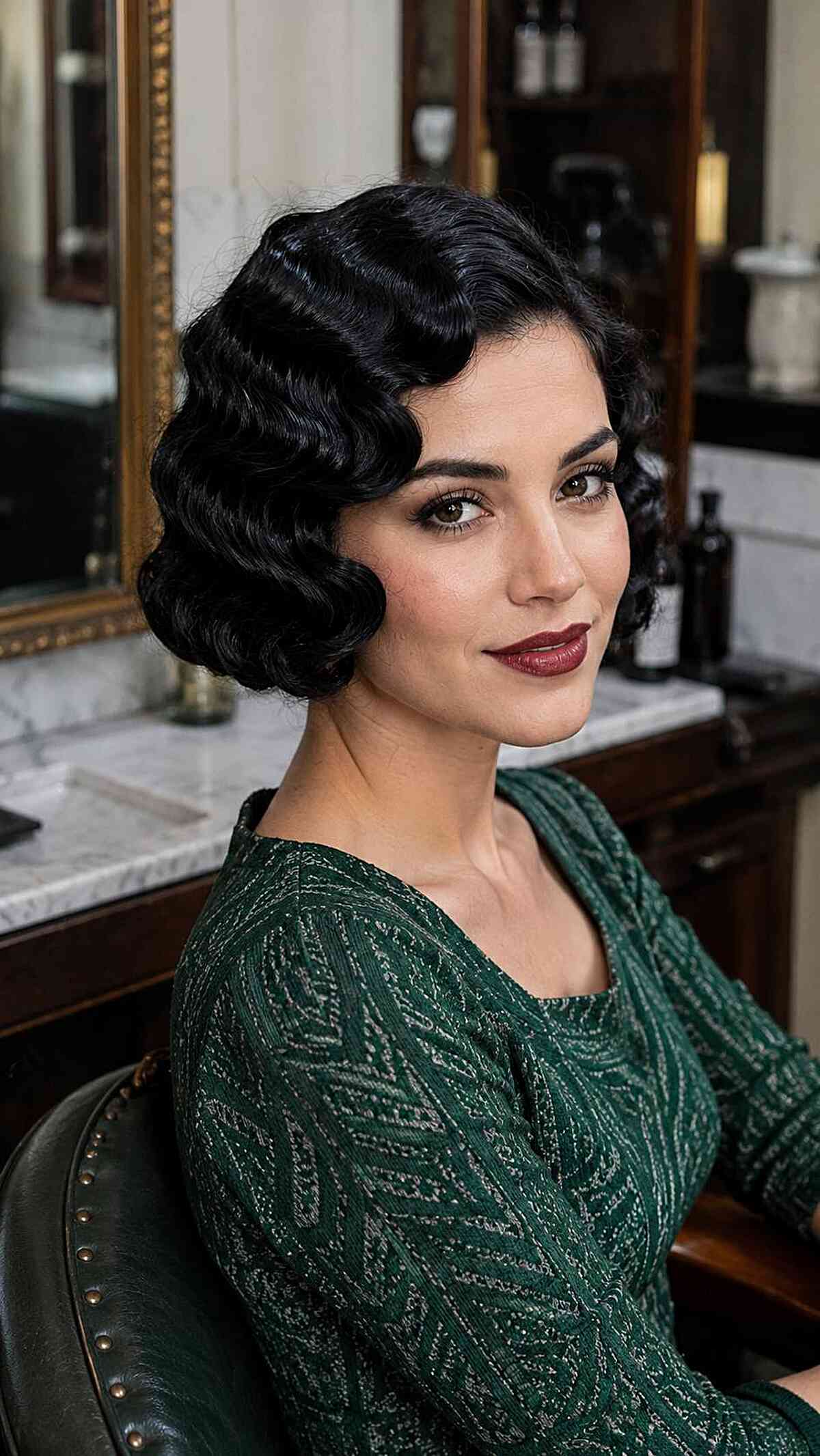 Classic 1920s Finger Waves