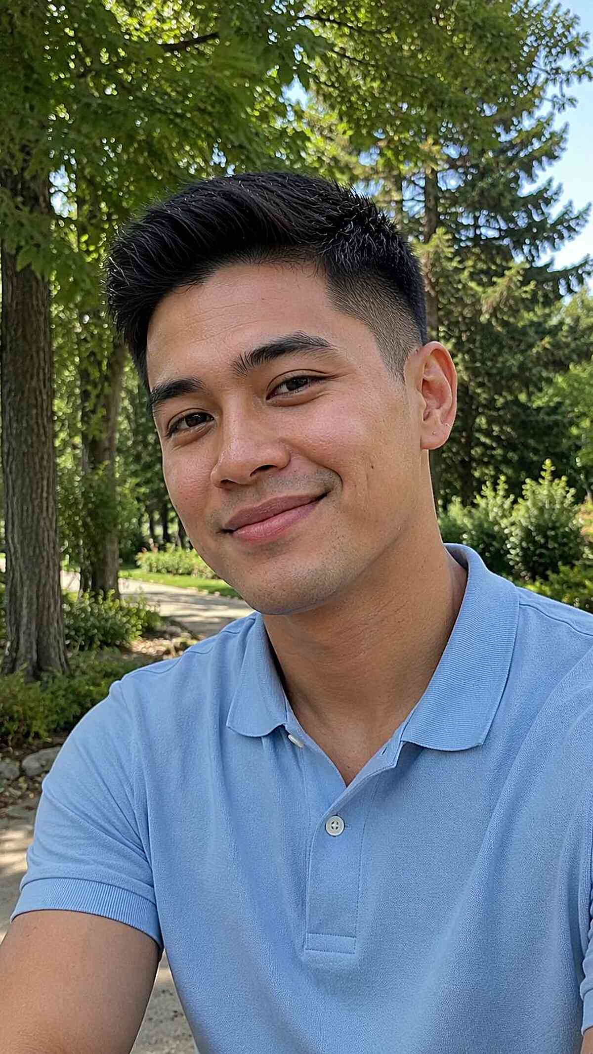 Modern Textured Crew Cut