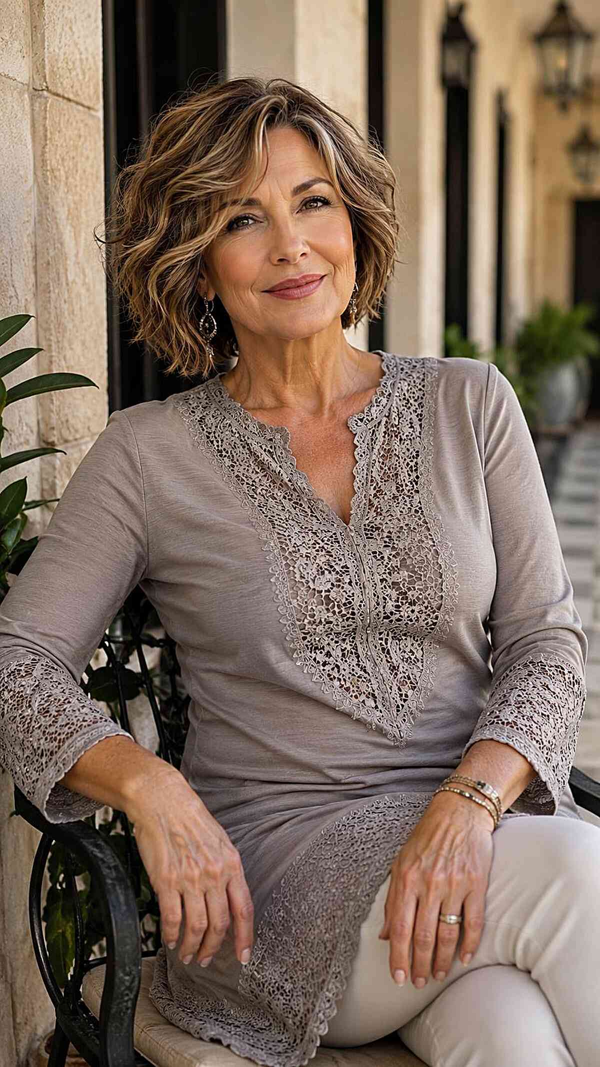 Textured Bob with Soft Waves