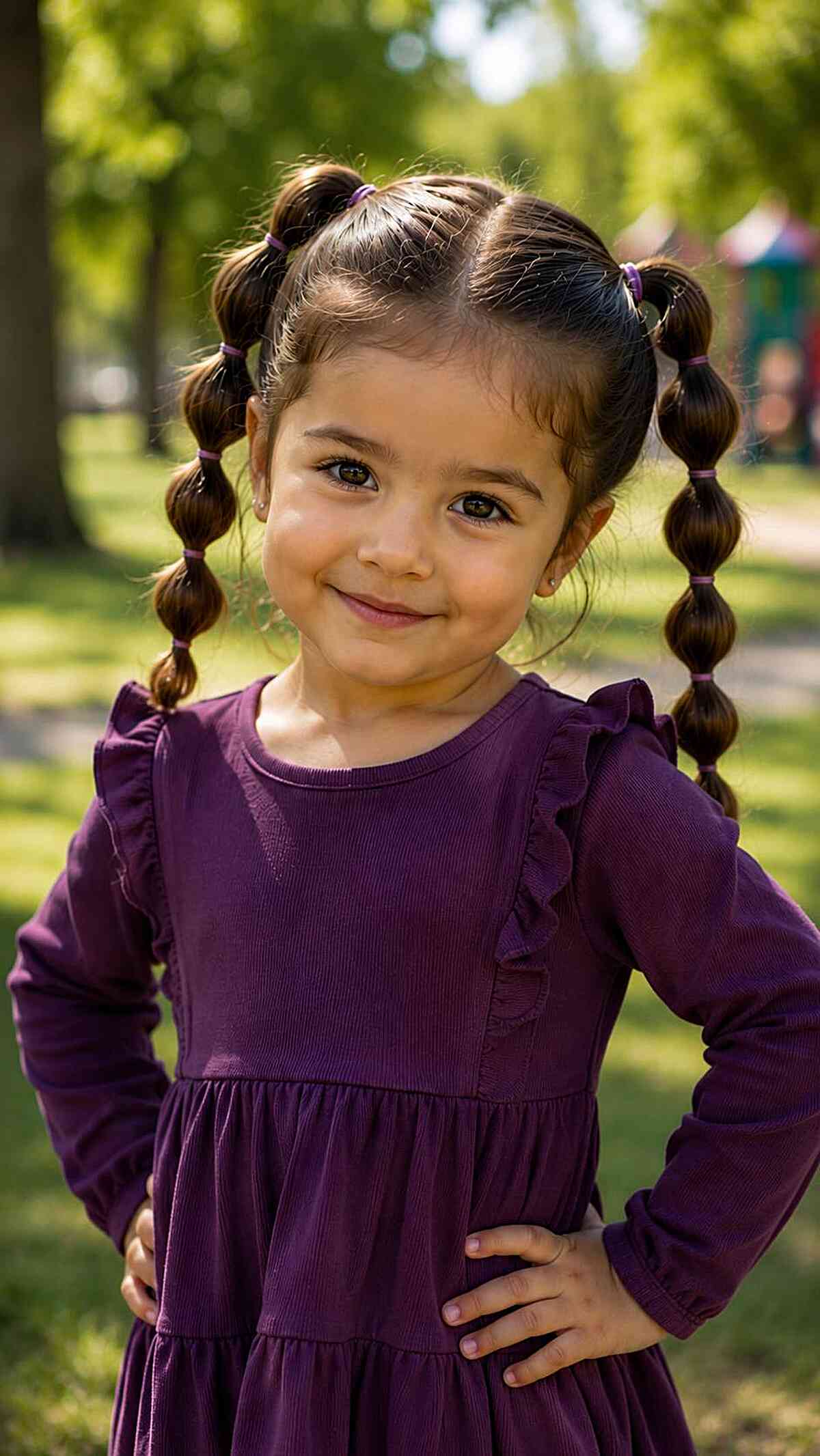 Playful Double Braided Pigtails