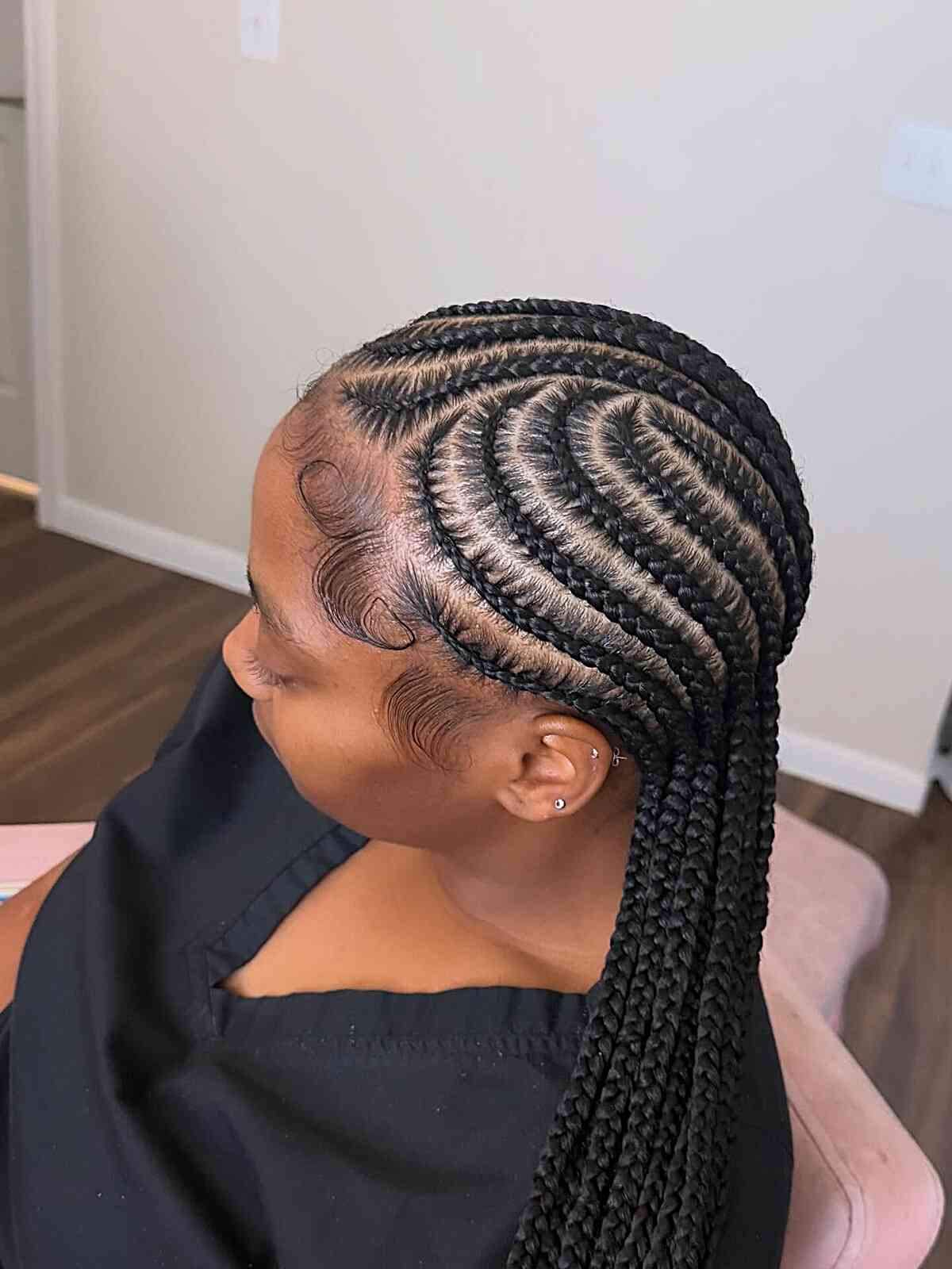 Intricate Feed-In Braids with Elegant Patterns