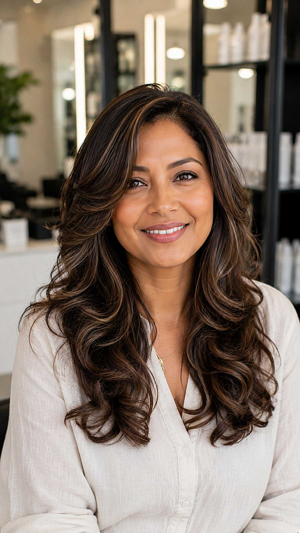 Bouncy Chocolate Waves with Subtle Caramel Threading