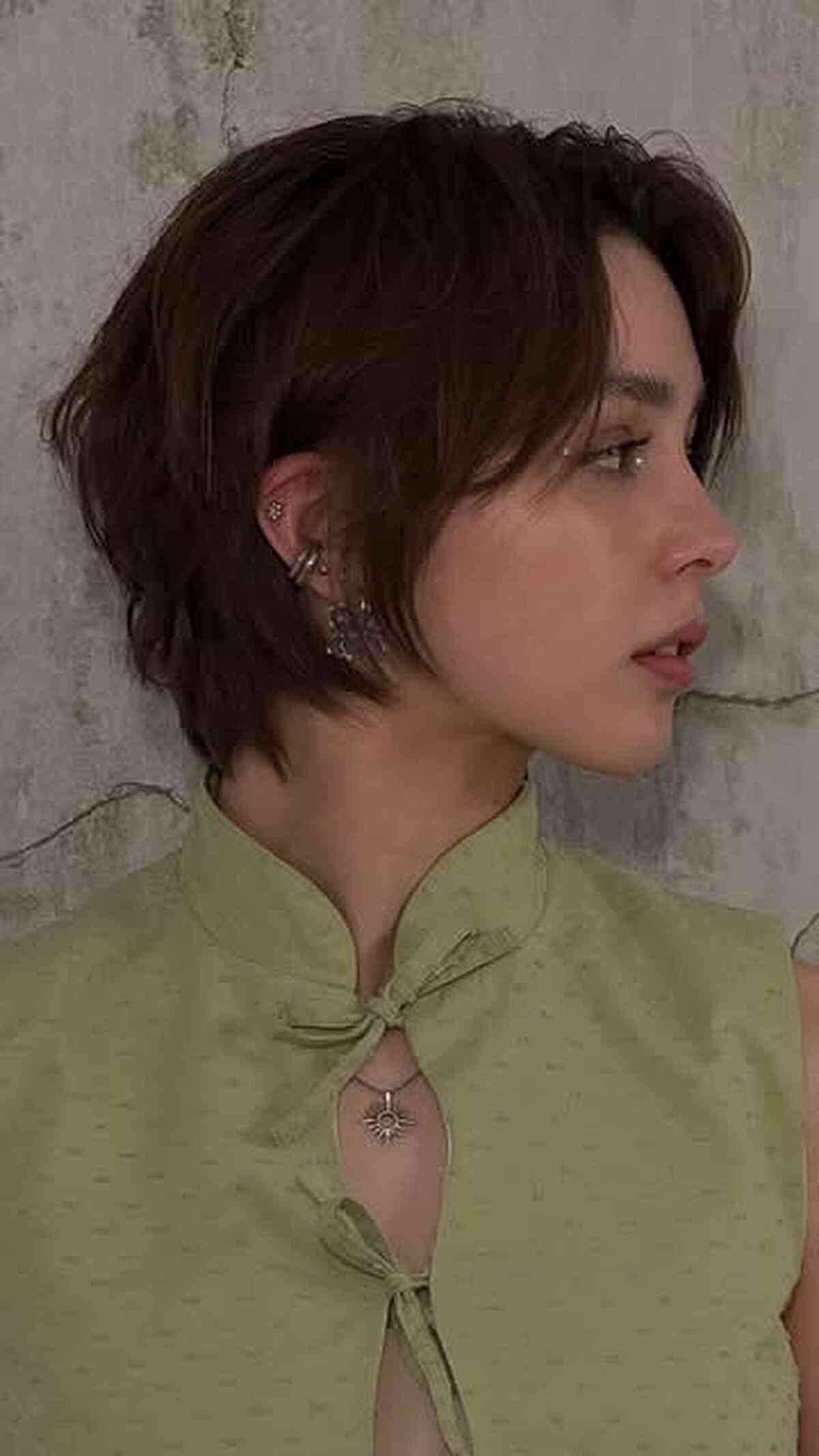 Trendy Bixie Cut with Soft Layers