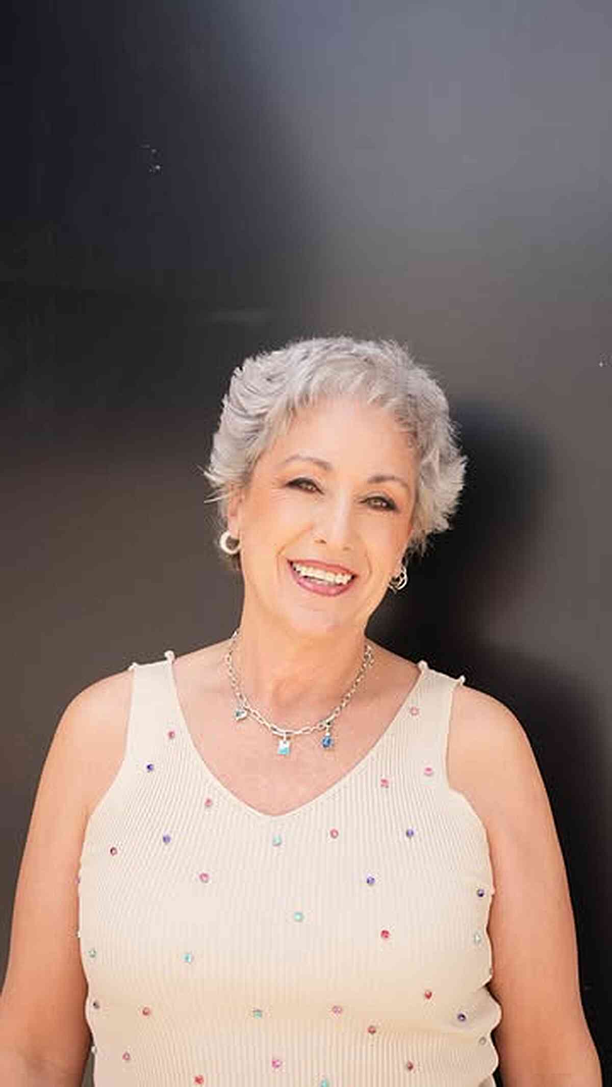 Textured Pixie Cut for Gray Hair