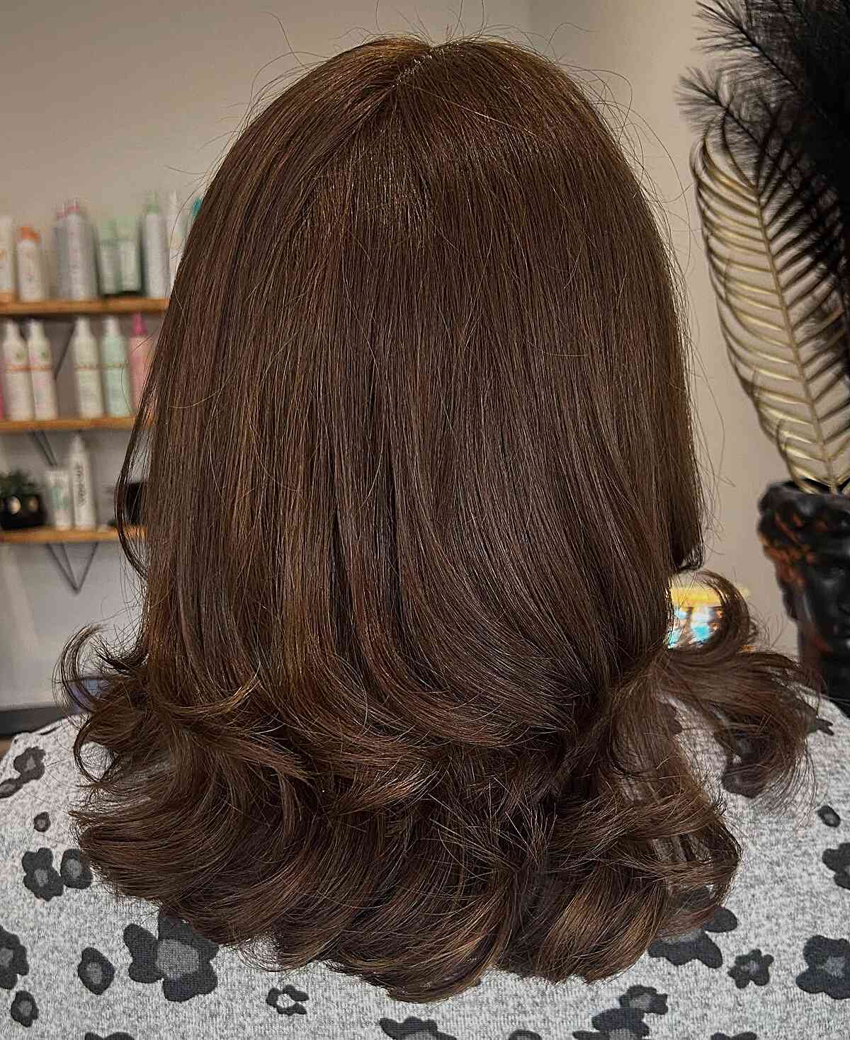 Beautiful Chocolate Brown Layered Cut