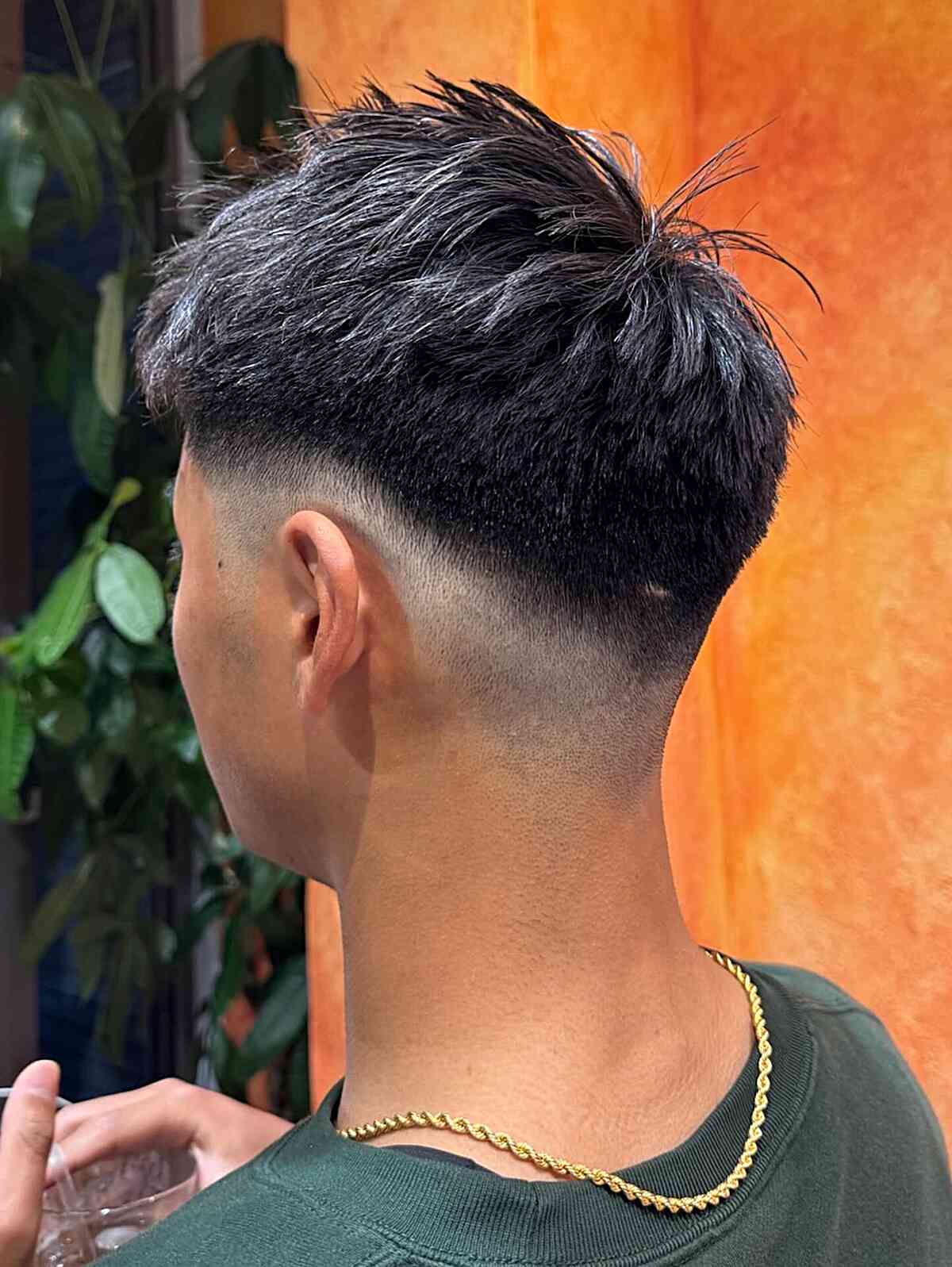 Modern Low Taper Fade with Textured Top