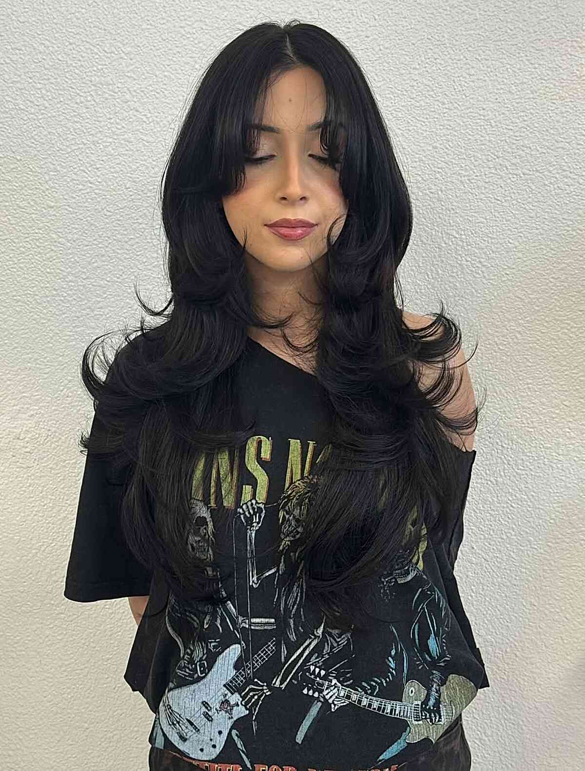 Stylish Butterfly Cut with Flipped Layers