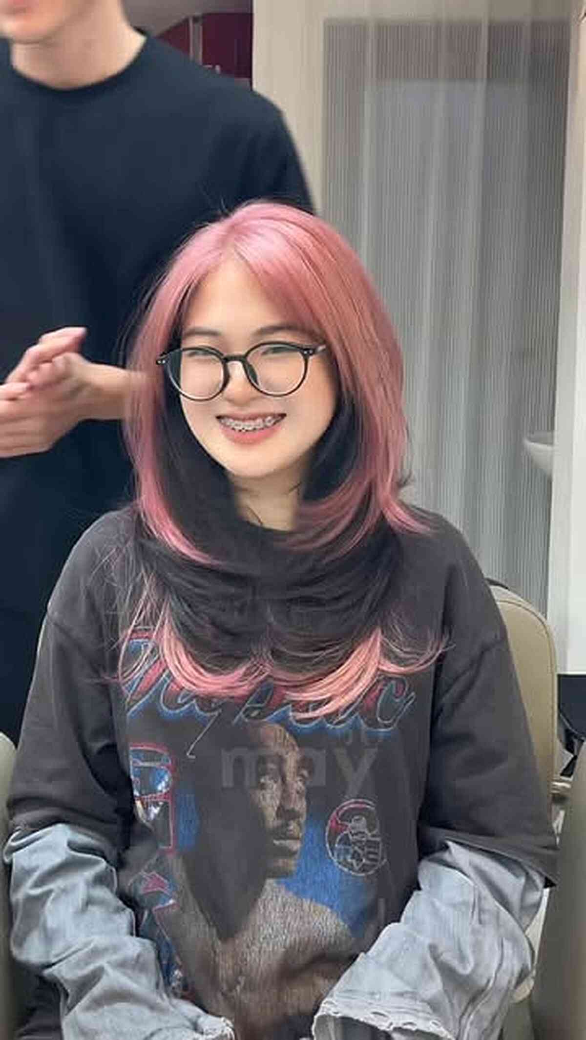 Two-Tone Dusty Rose and Dark Espresso Brown Layers