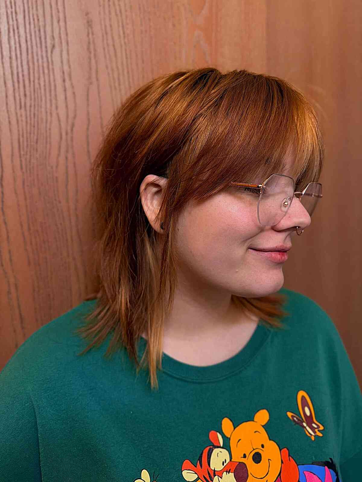 Trendy Layered Shag Lob with Face-Framing Bangs