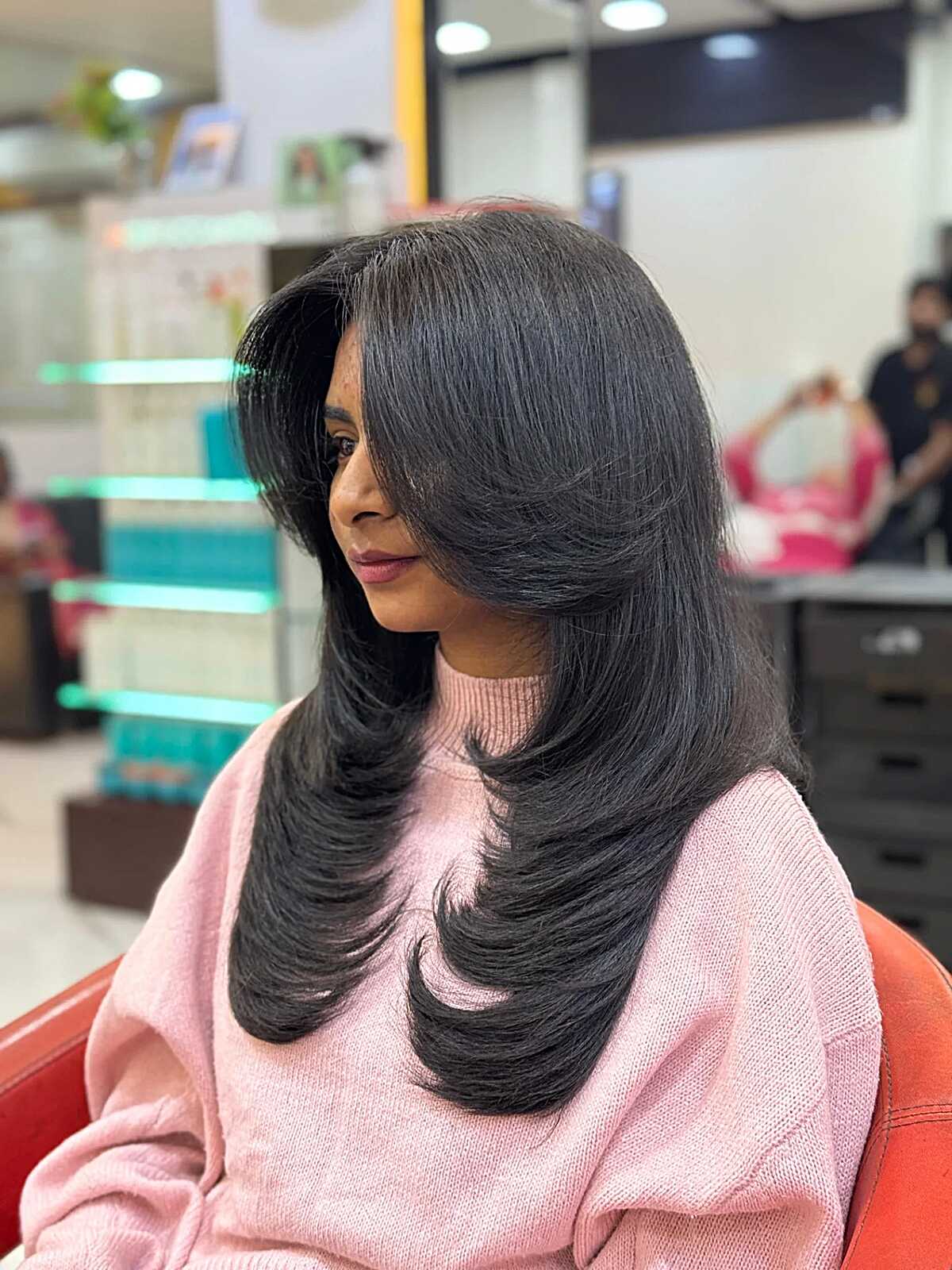 Swept Black Layers With Serious Blowout Commitment