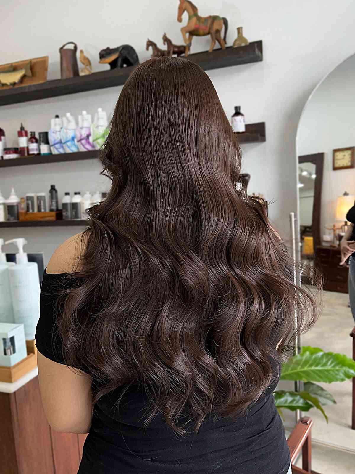 Luxurious Chocolate Brown Waves