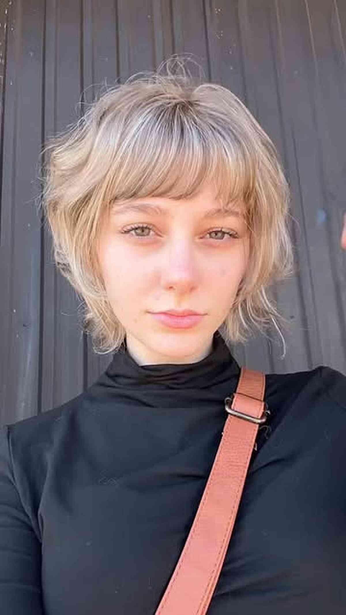 Textured Short Bob with Soft Waves